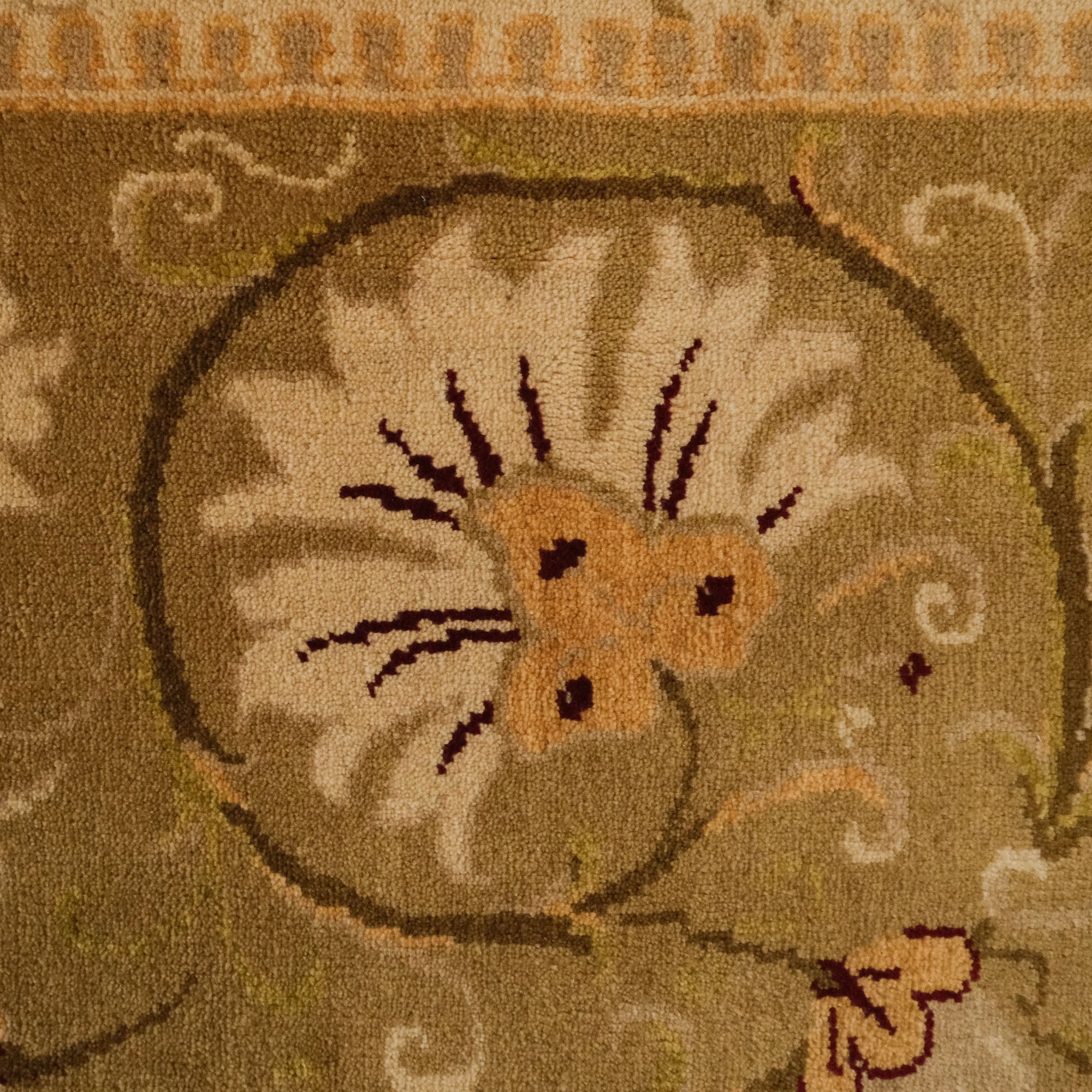 Mohair Series Handwoven Floral Pattern Rug