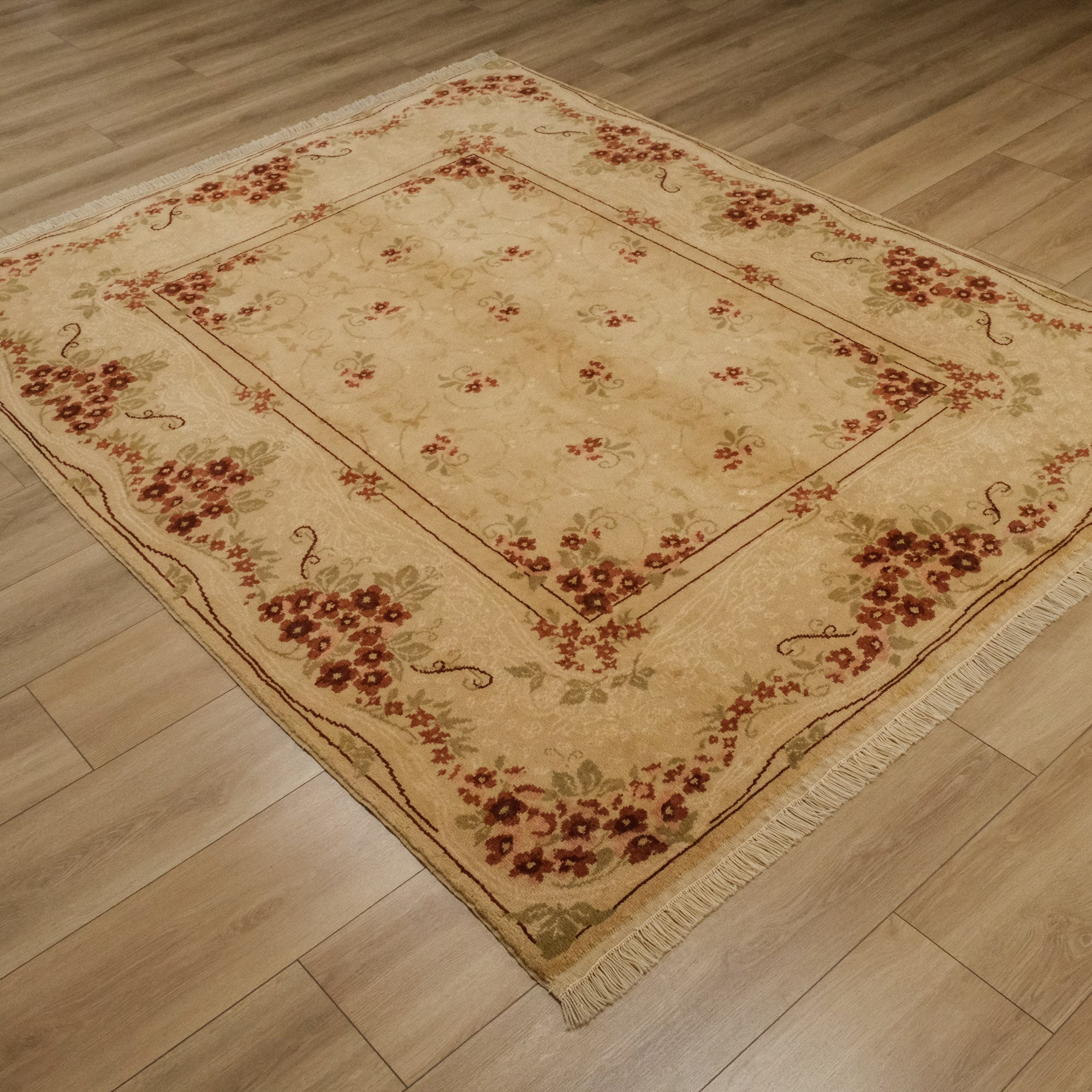 Mohair Serisi El Dokuma Uşak Desenli Halı