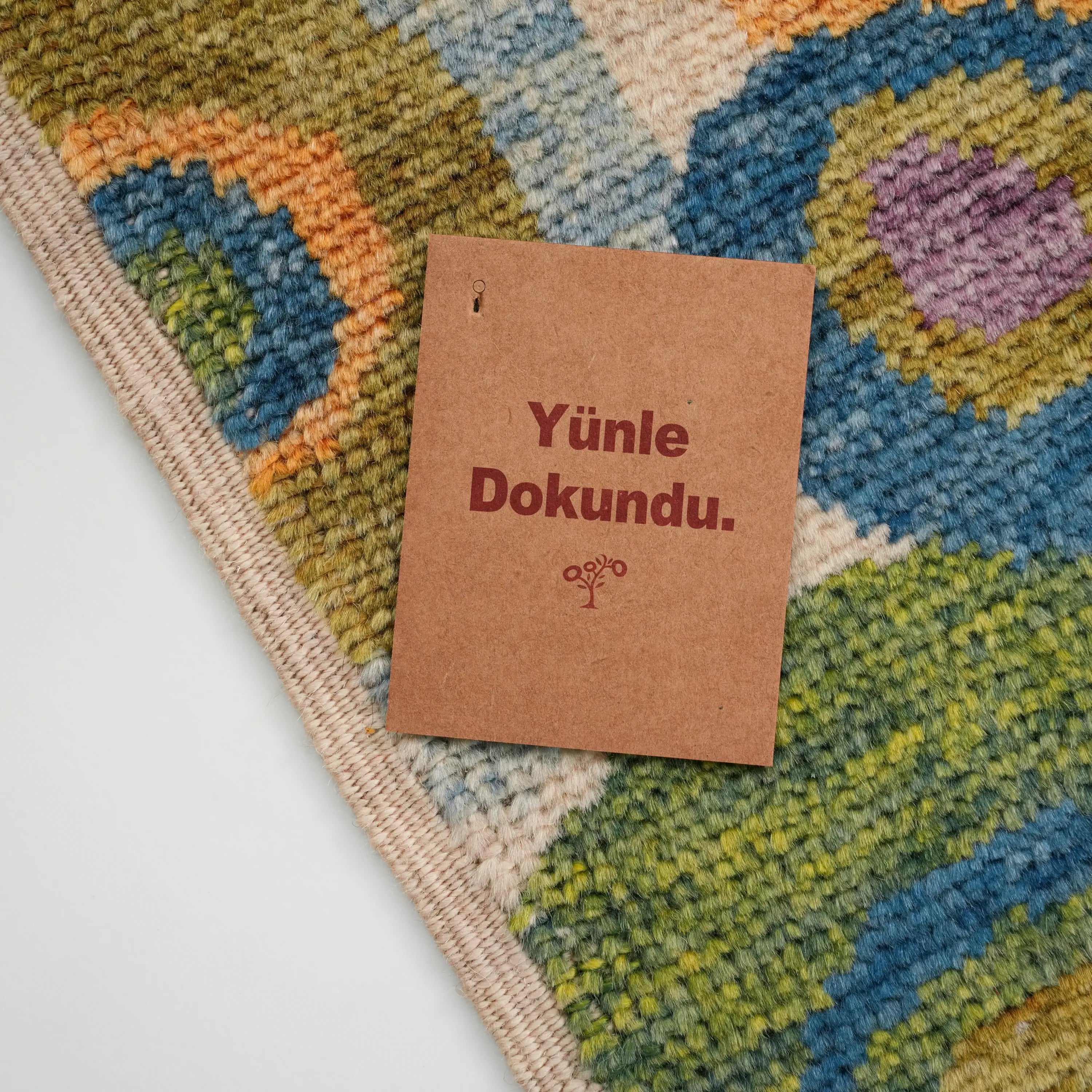 Nazar Series Handwoven Abstract Pattern Colorful Rug