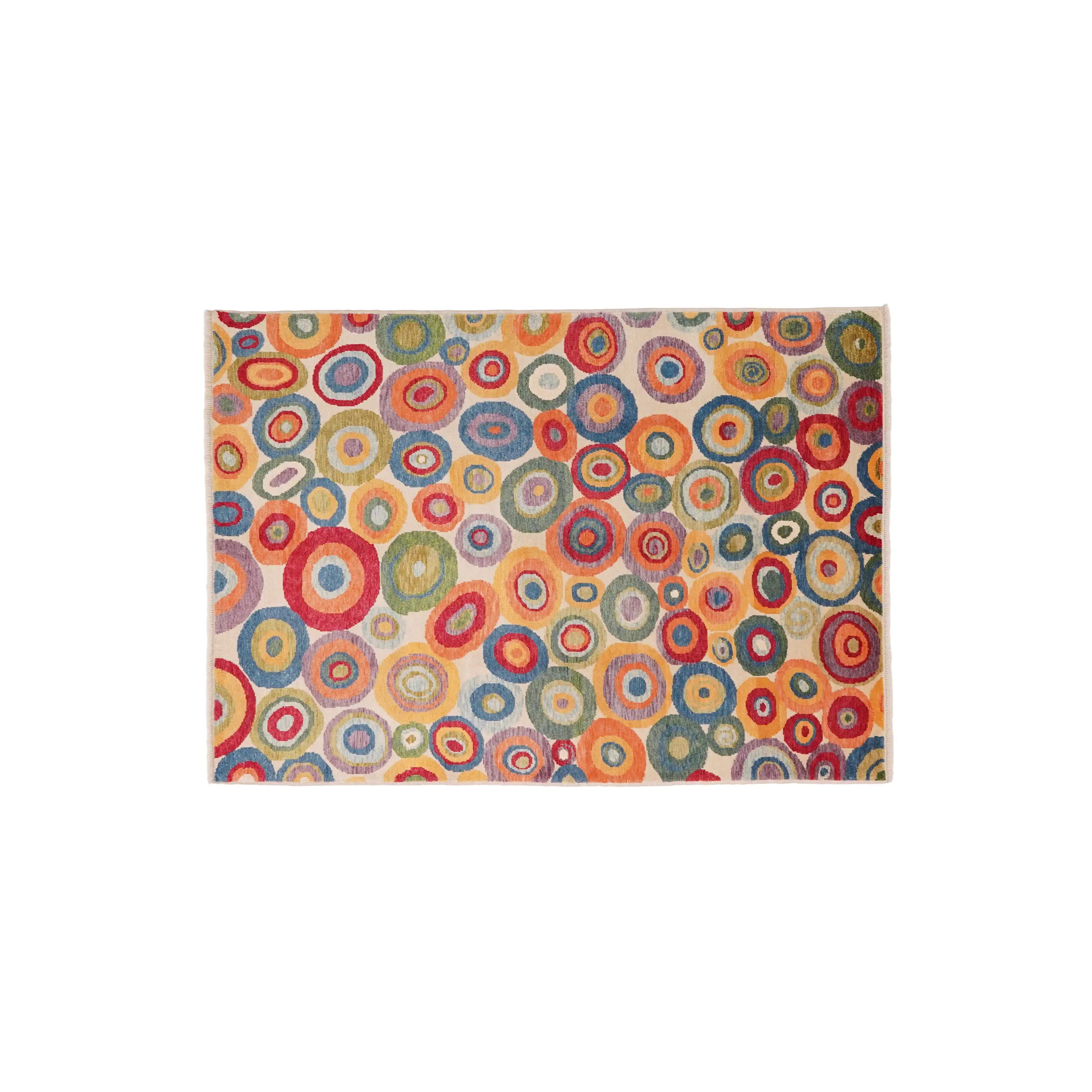 Nazar Series Handwoven Abstract Pattern Colorful Rug
