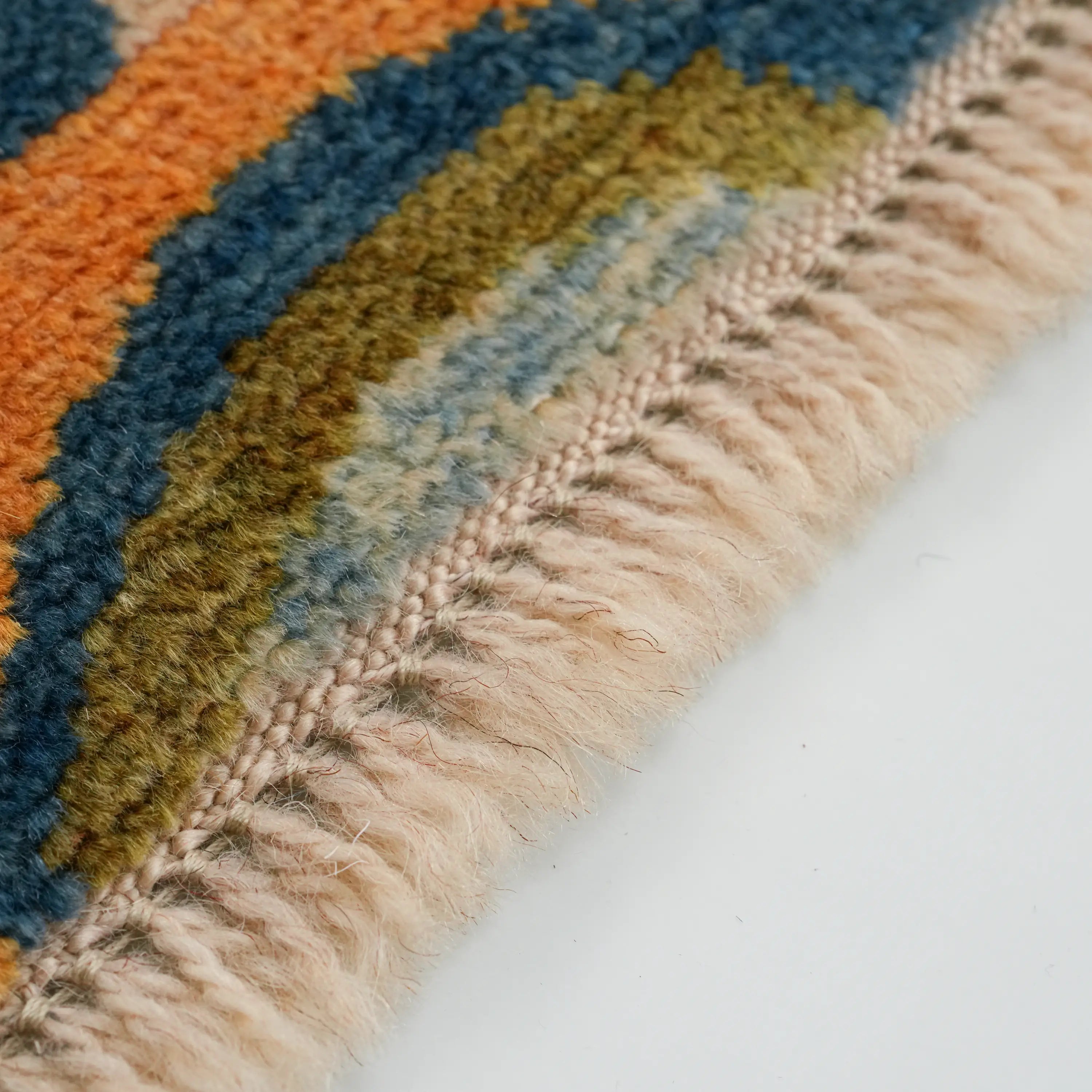 Nazar Series Handwoven Abstract Pattern Colorful Rug