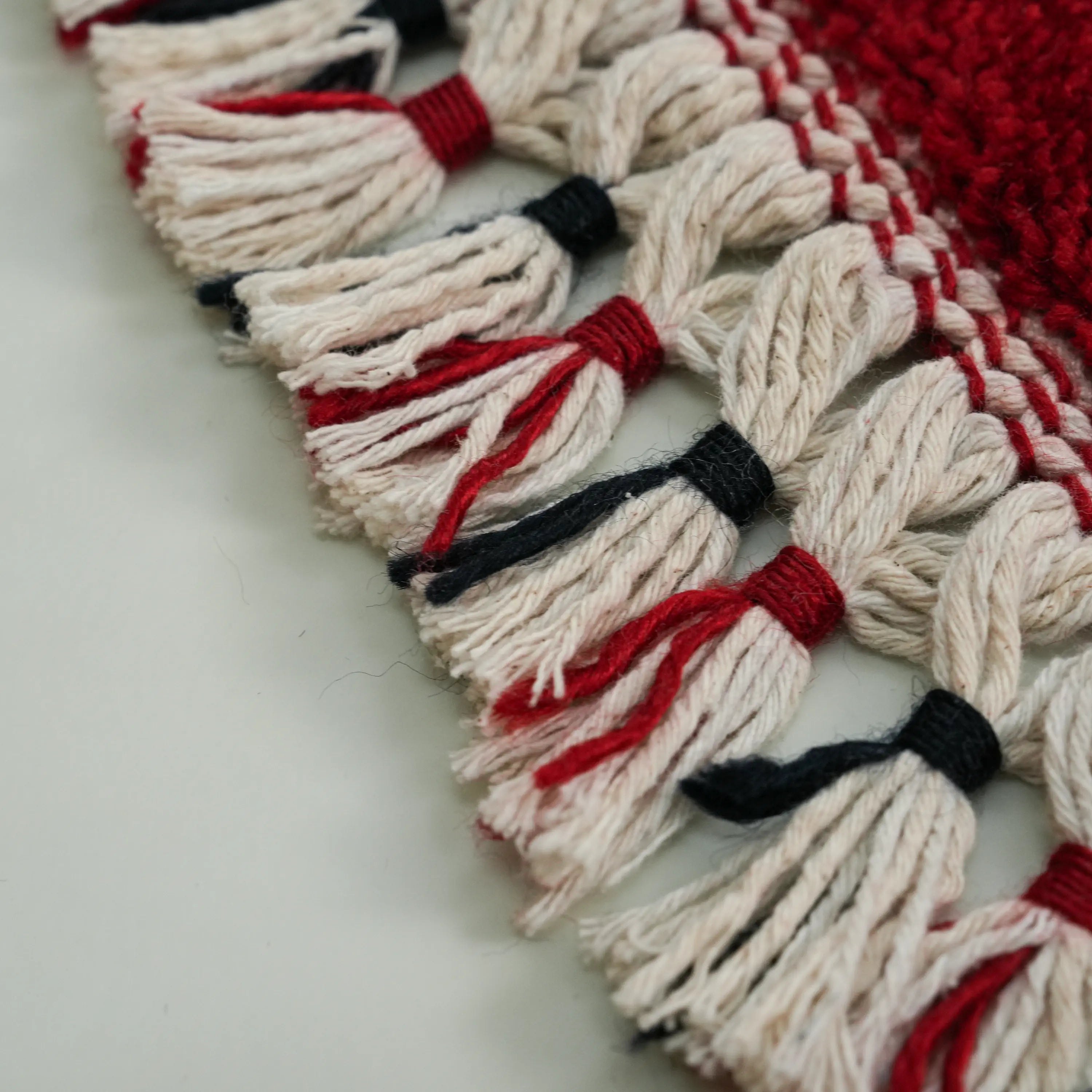 Nostalgia Afghan Design Machine Woven Carpet