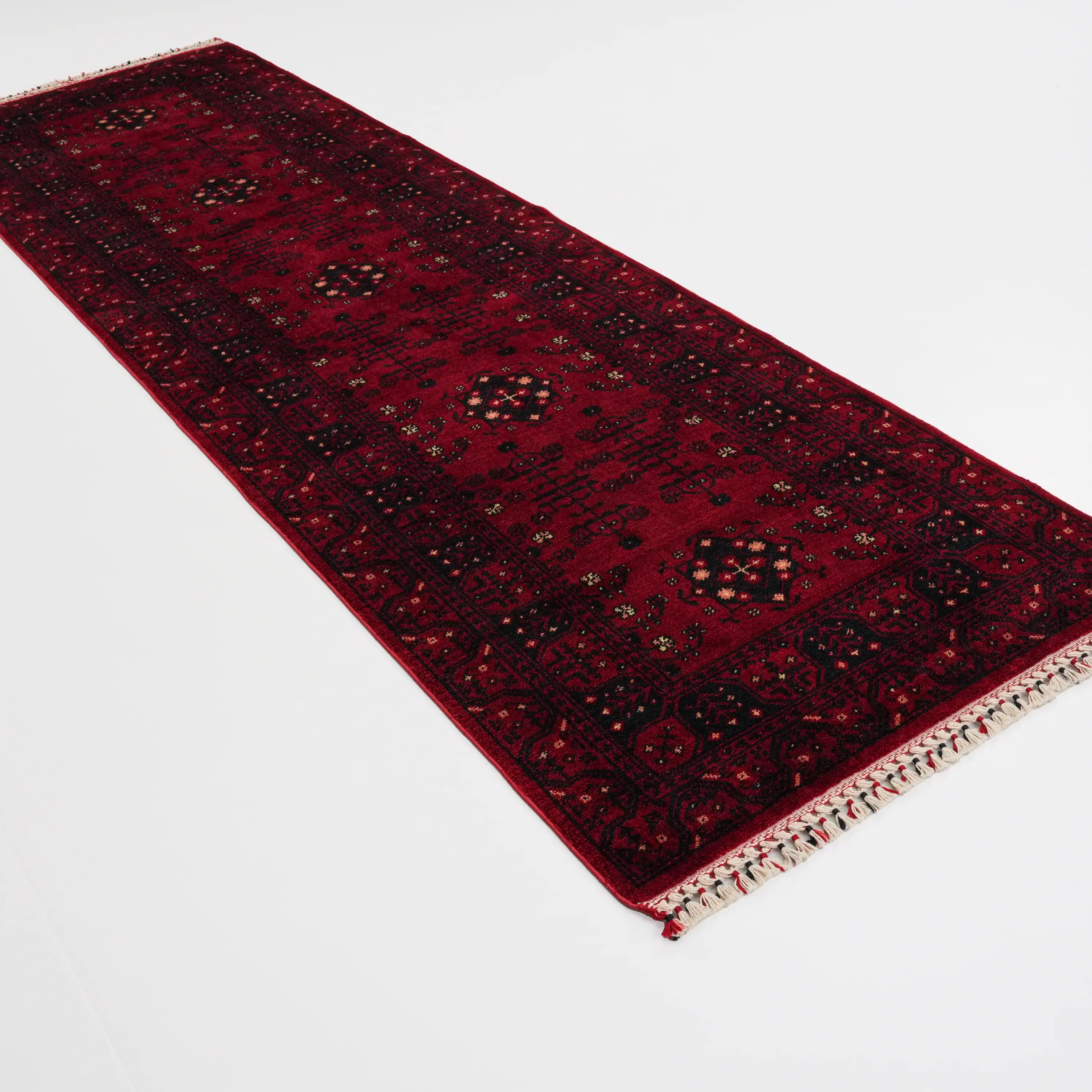 Nostalgia Afghan Design Machine Woven Carpet