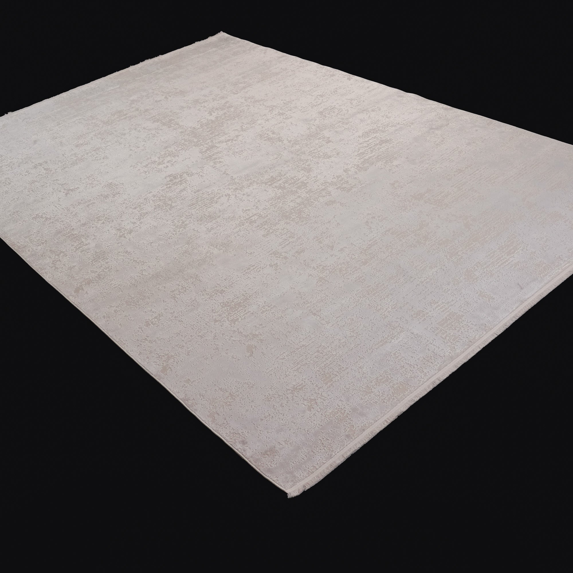 Odak Serisi Sade Desenli Viskon Beyaz Halı