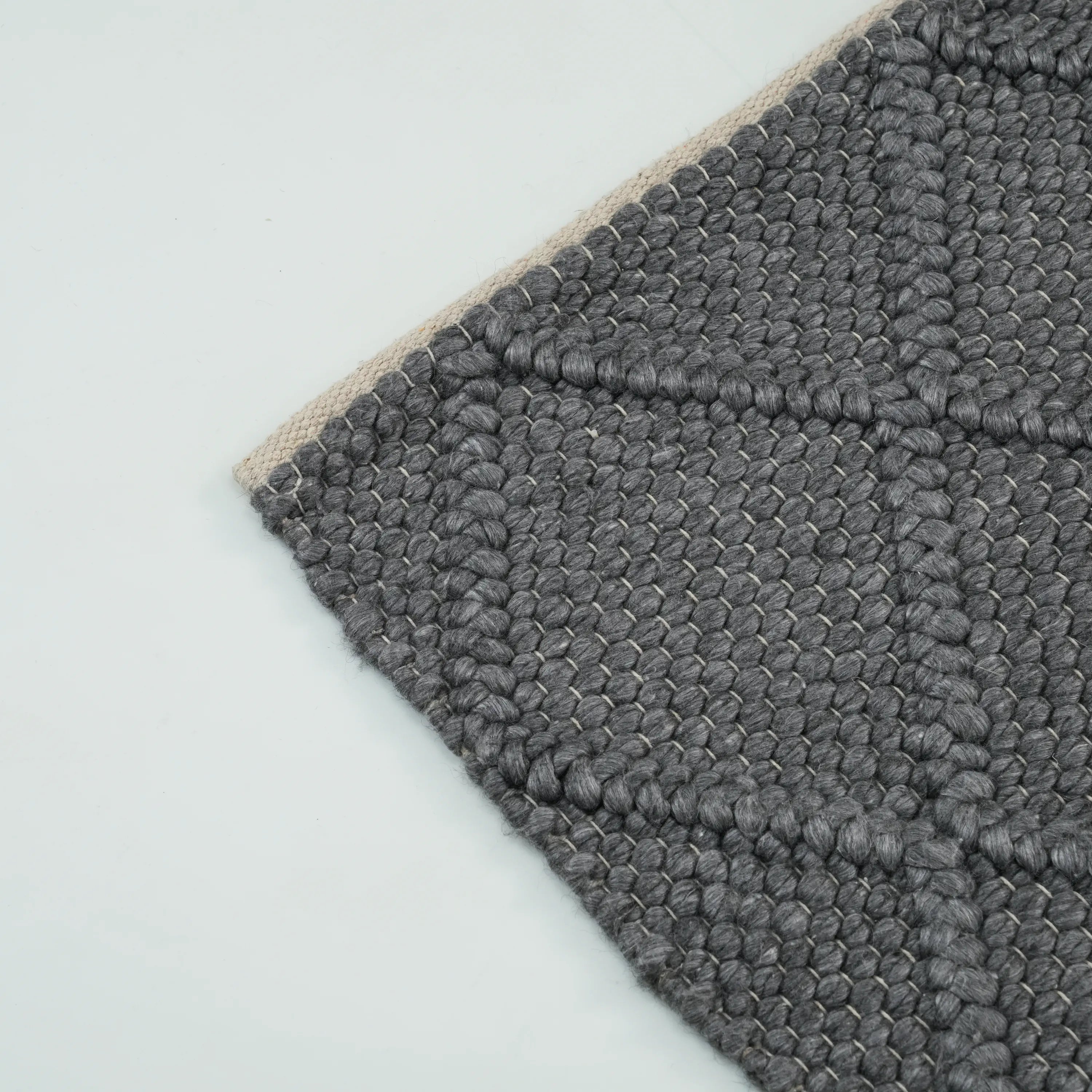 Jade Geometric Design Hand Woven Carpet