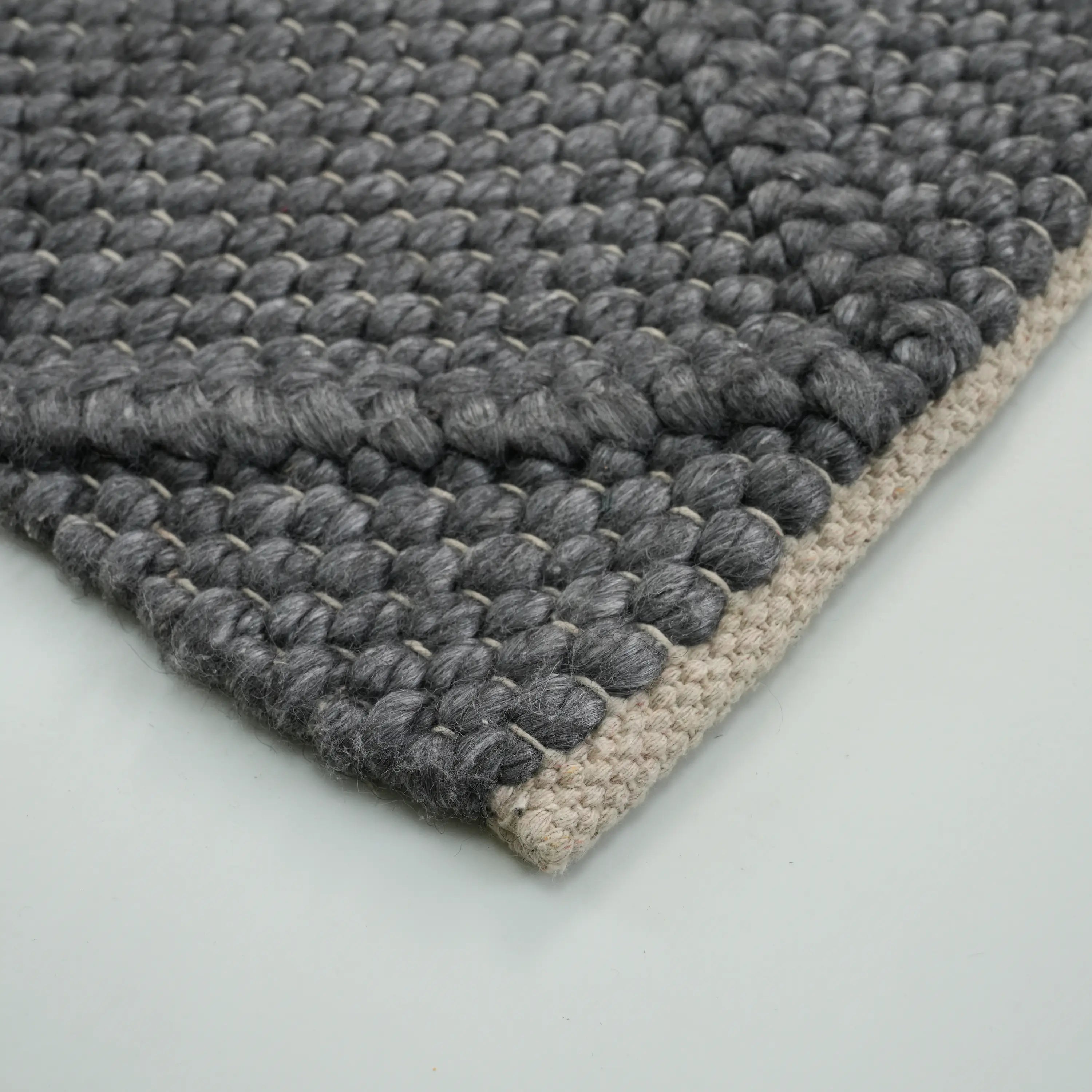 Jade Geometric Design Hand Woven Carpet