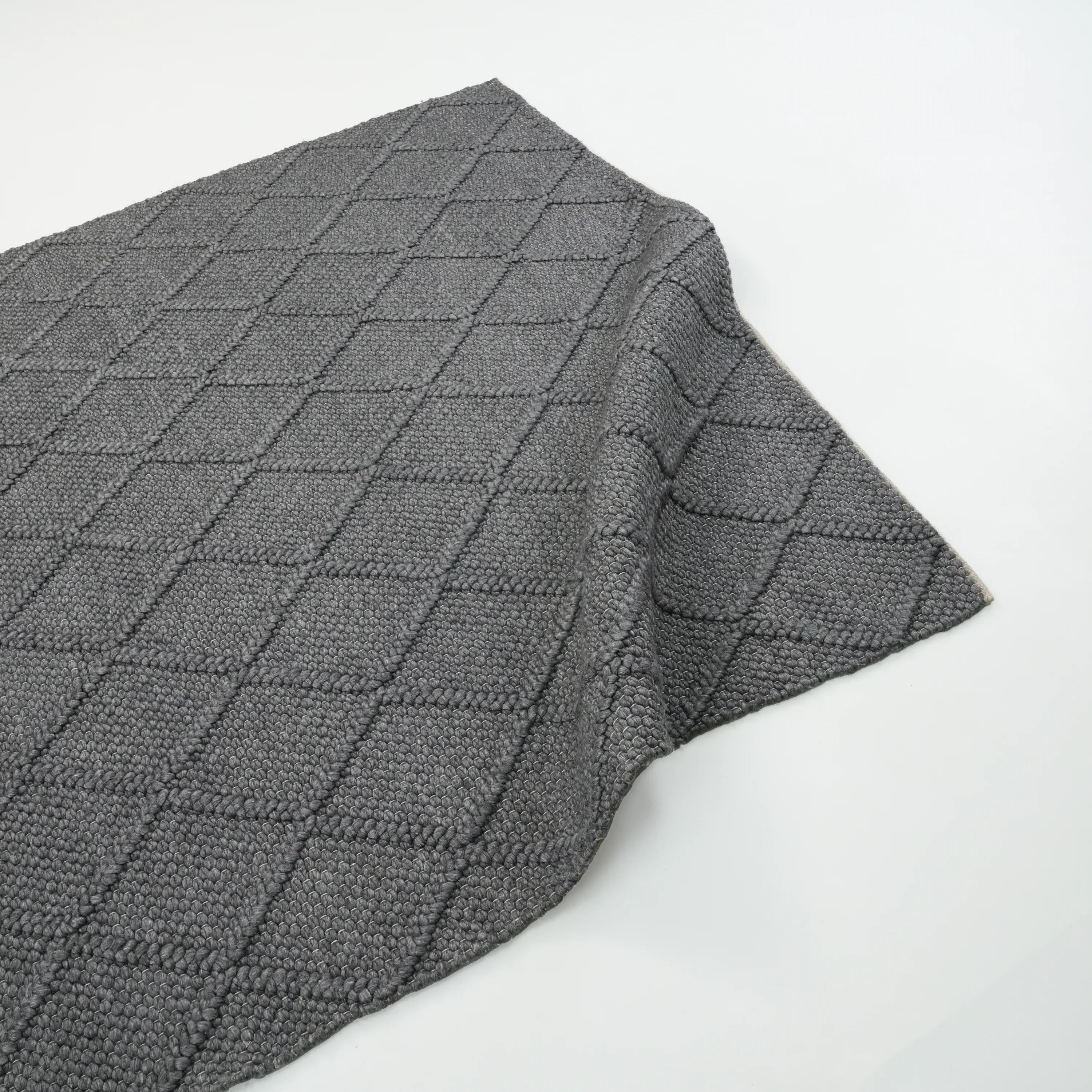 Jade Geometric Design Hand Woven Carpet