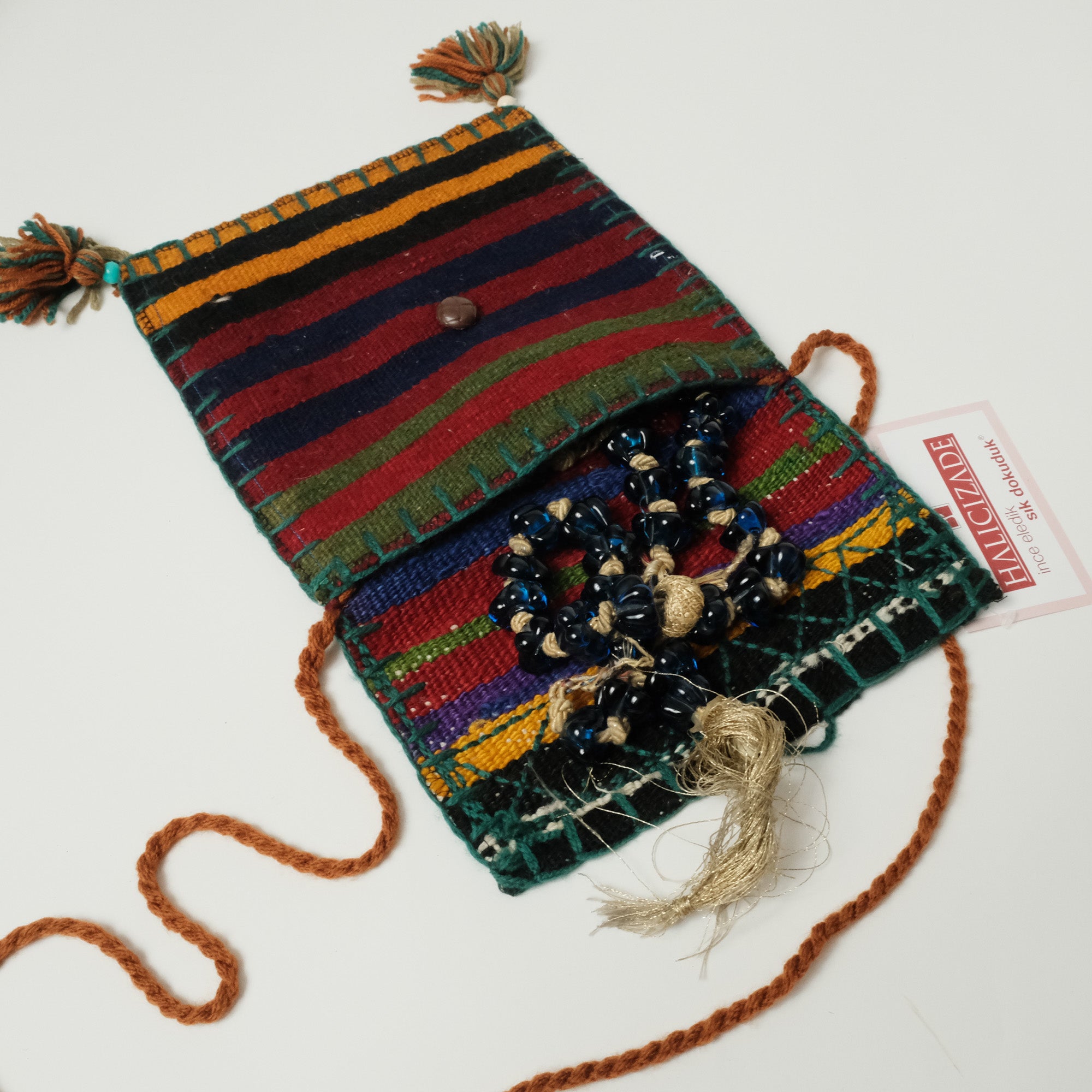 Anadolu Desenli El Dokuma Otantik Kilim Çanta