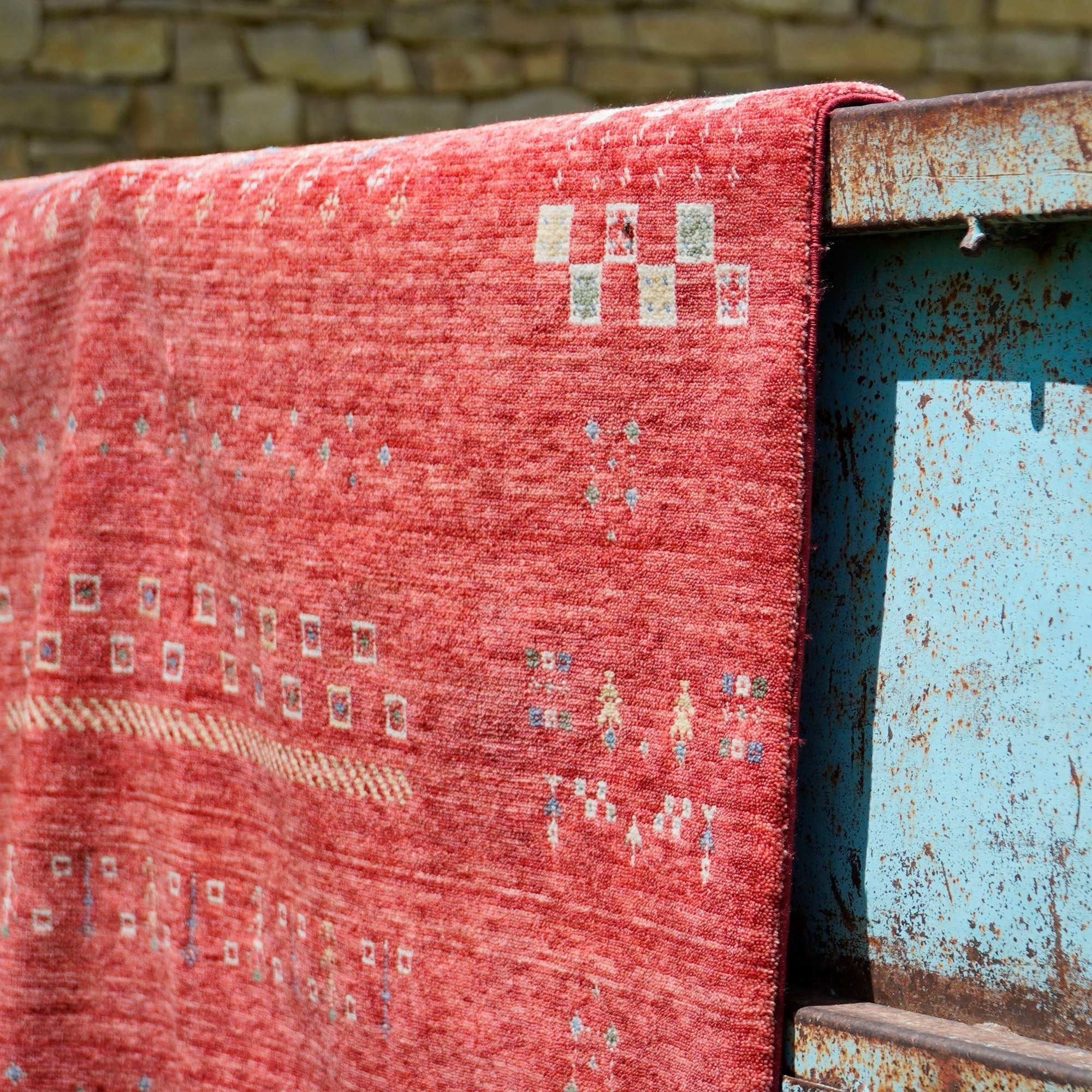 Zara Series Authentic Patterned Loom-Woven Rug