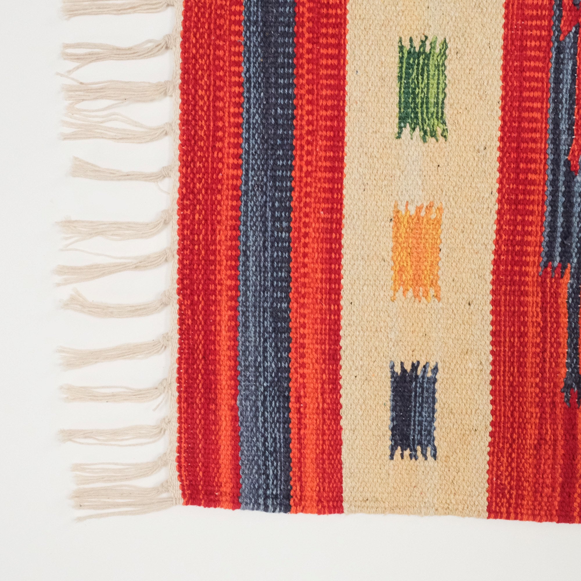 Panayır Series Anatolian Pattern Colorful Handwoven Kilim