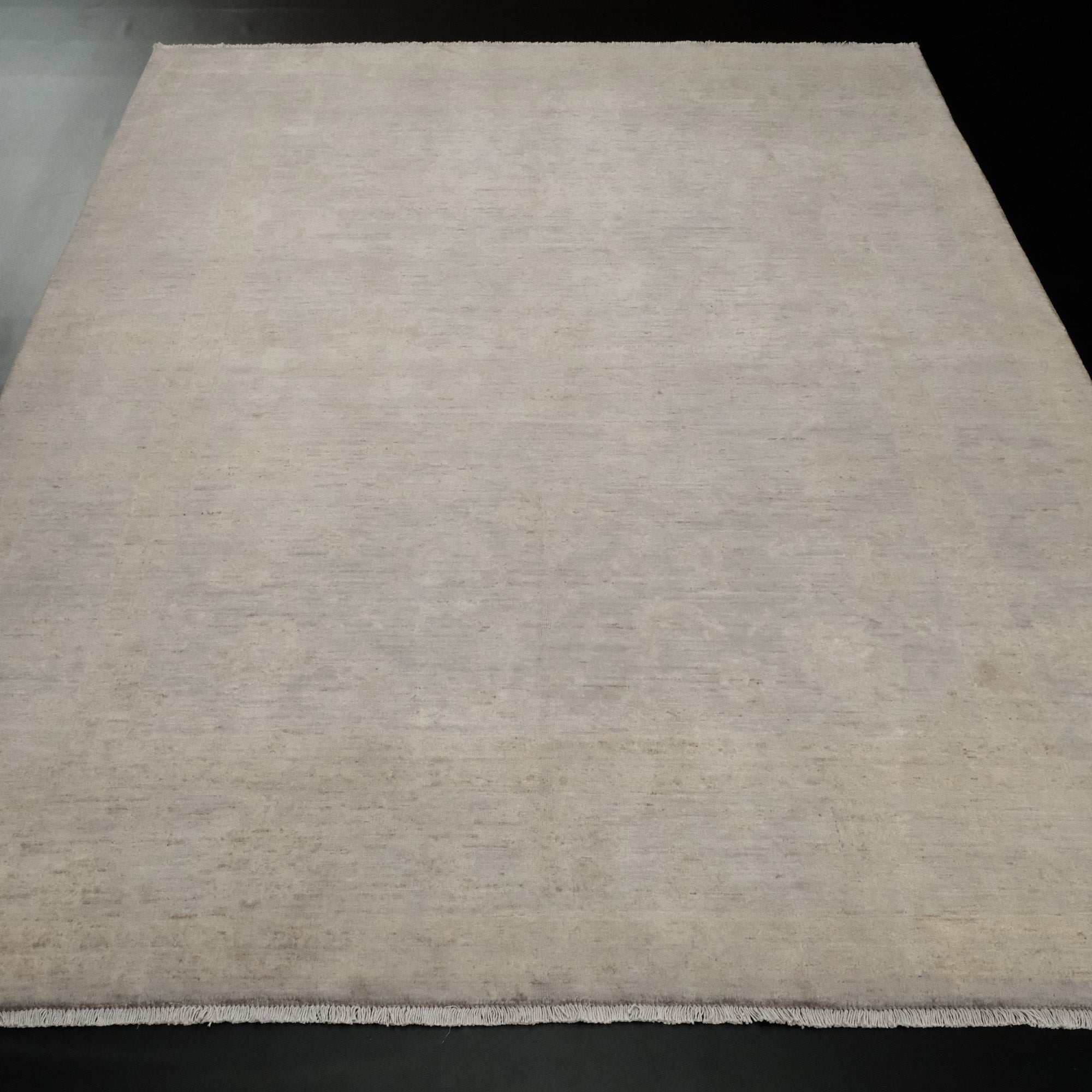 Retro Serisi El Dokuma Gri Vintage Salon Ofis Halı