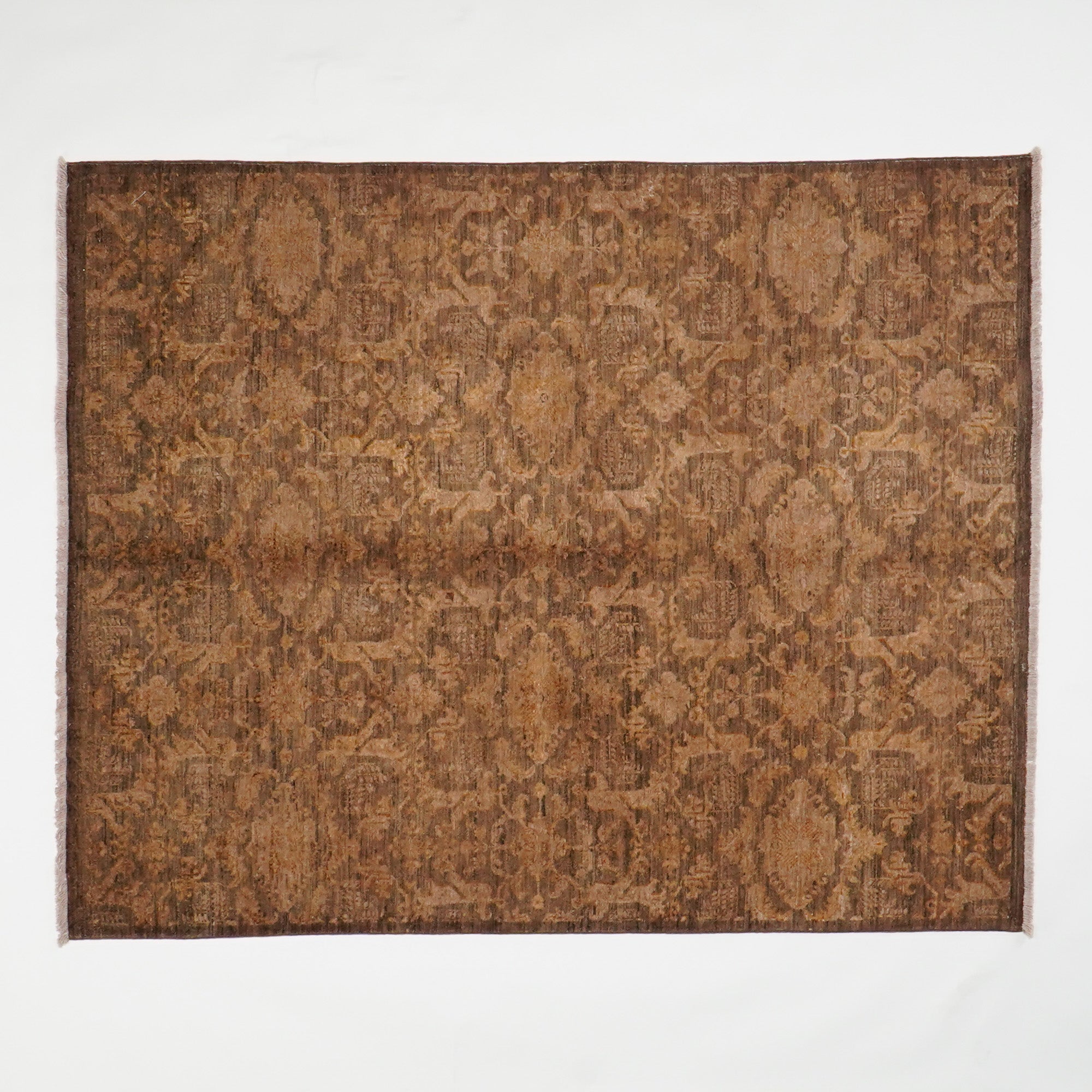 Retro Series Vintage Design Hand Woven Carpet