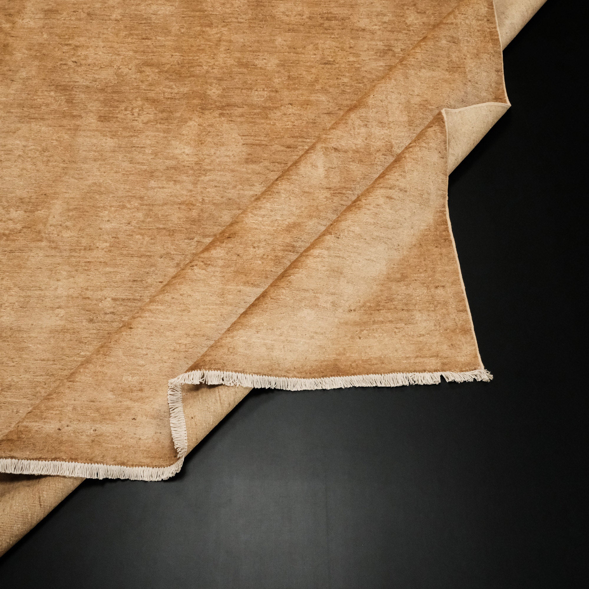 Retro Series Hand Woven Yellow Vintage Living Room Office Carpet