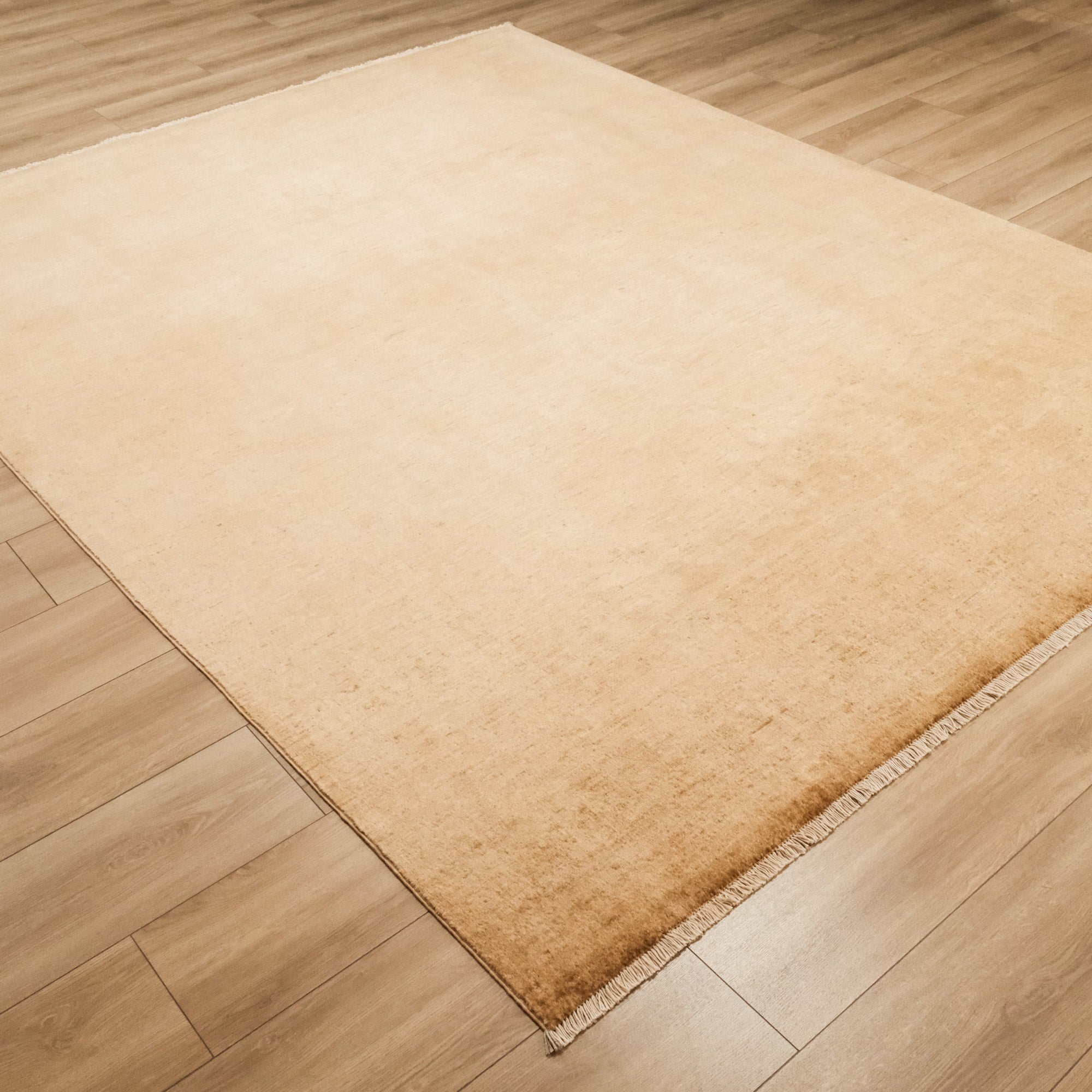 Retro Series Hand Woven Yellow Vintage Living Room Office Carpet