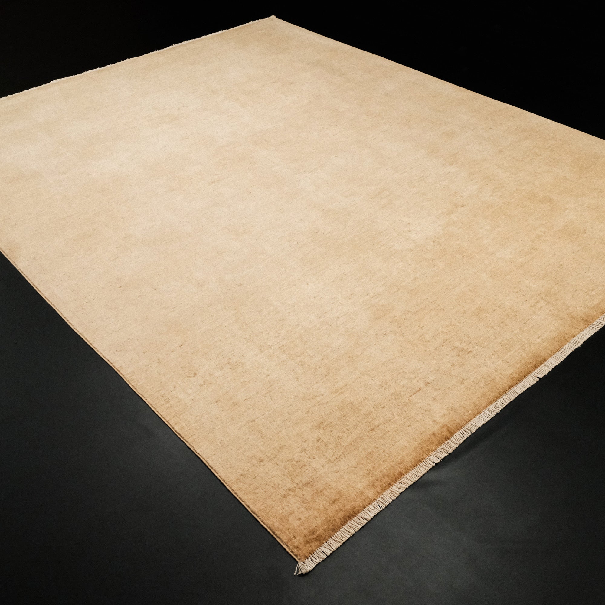 Retro Series Hand Woven Yellow Vintage Living Room Office Carpet