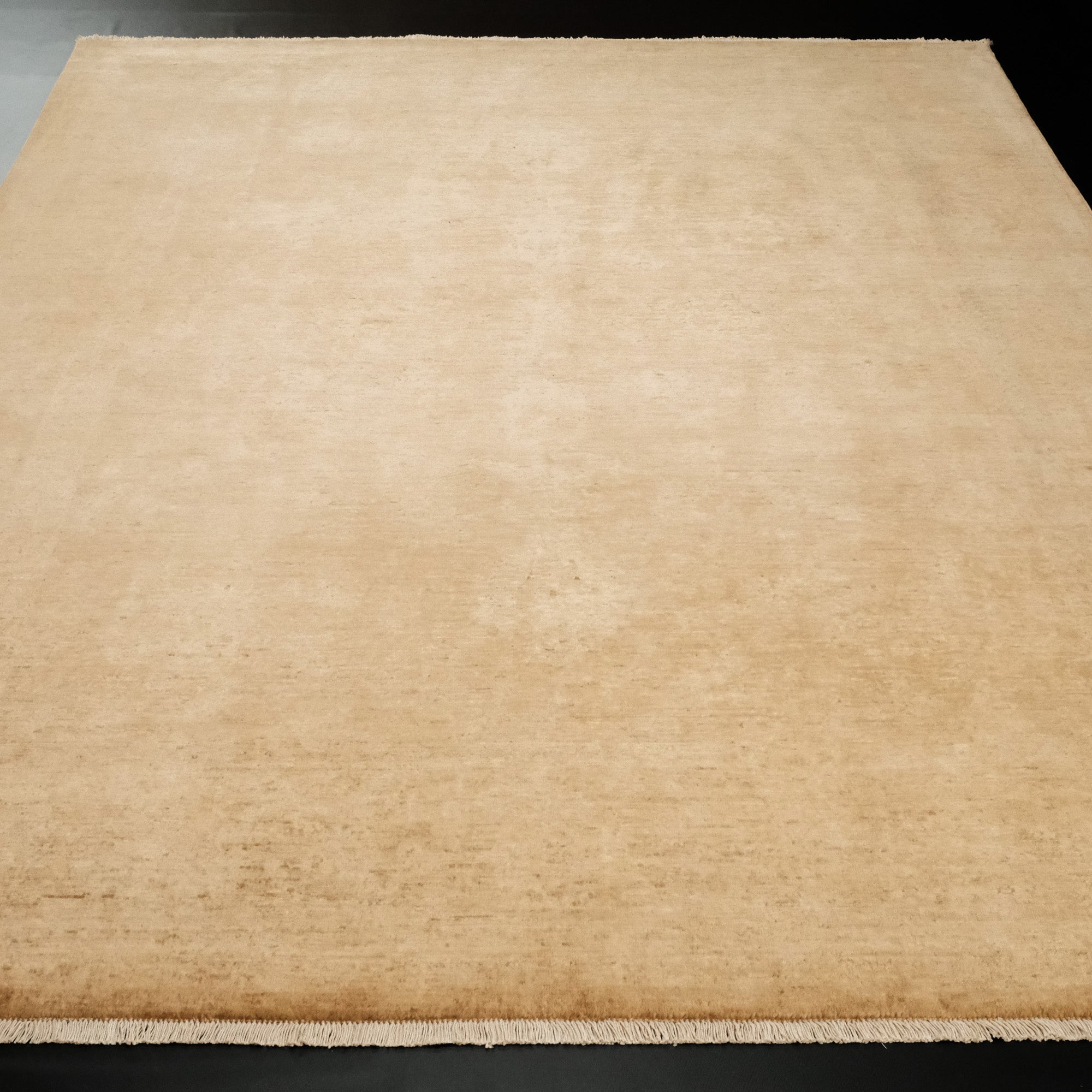 Retro Series Hand Woven Yellow Vintage Living Room Office Carpet