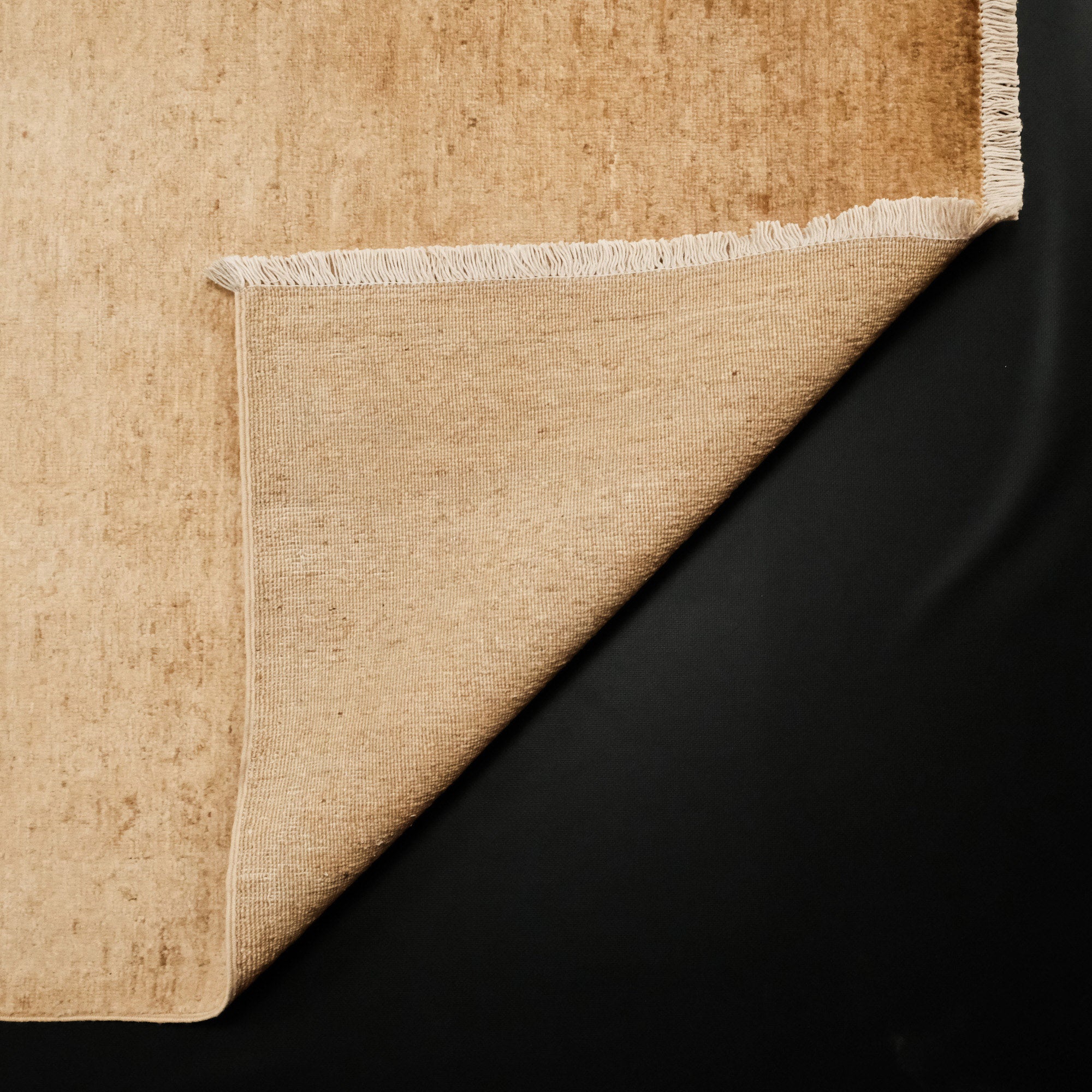 Retro Series Hand Woven Yellow Vintage Living Room Office Carpet