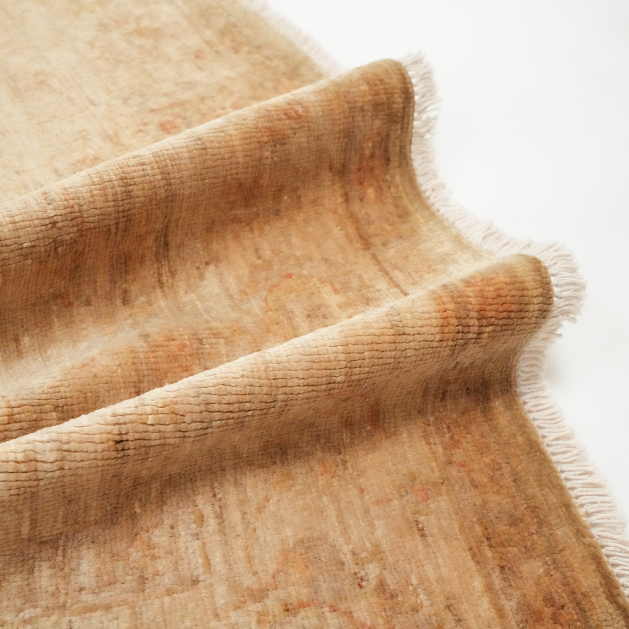 Retro Series Hand Woven Vintage Patterned Beige Carpet