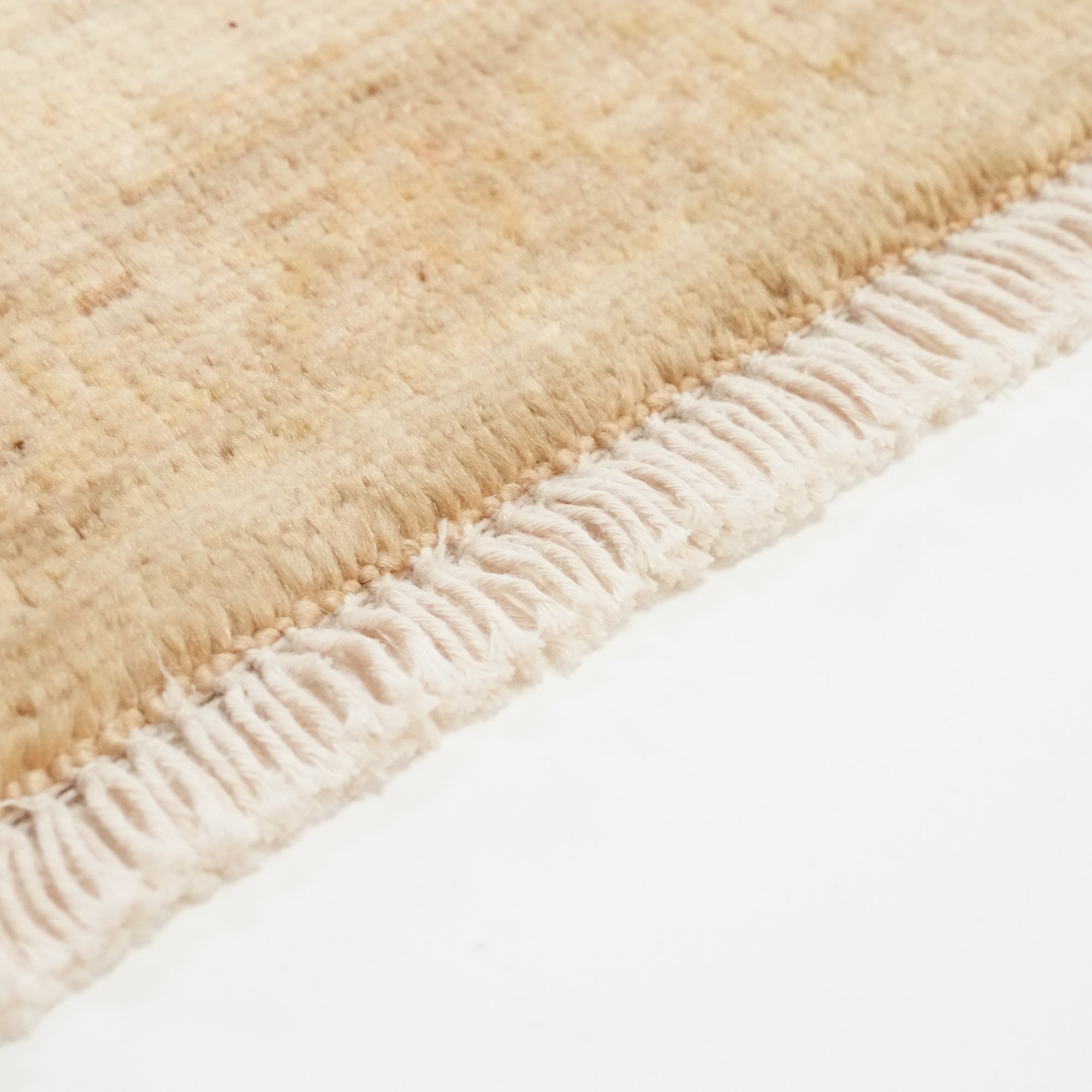 Retro Series Hand Woven Vintage Patterned Beige Carpet