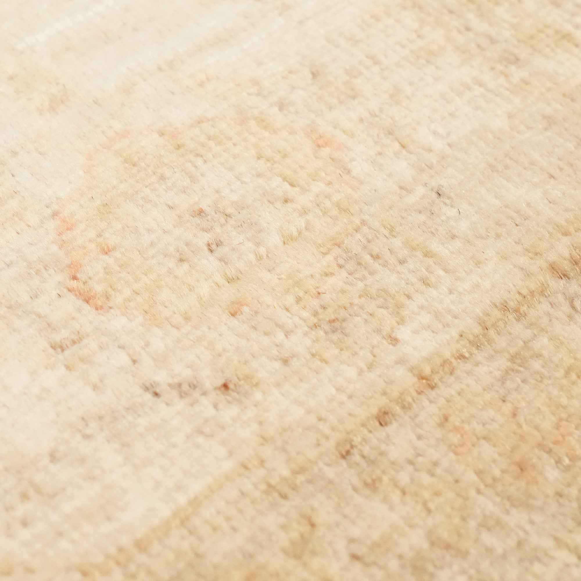 Retro Series Hand Woven Vintage Patterned Beige Carpet