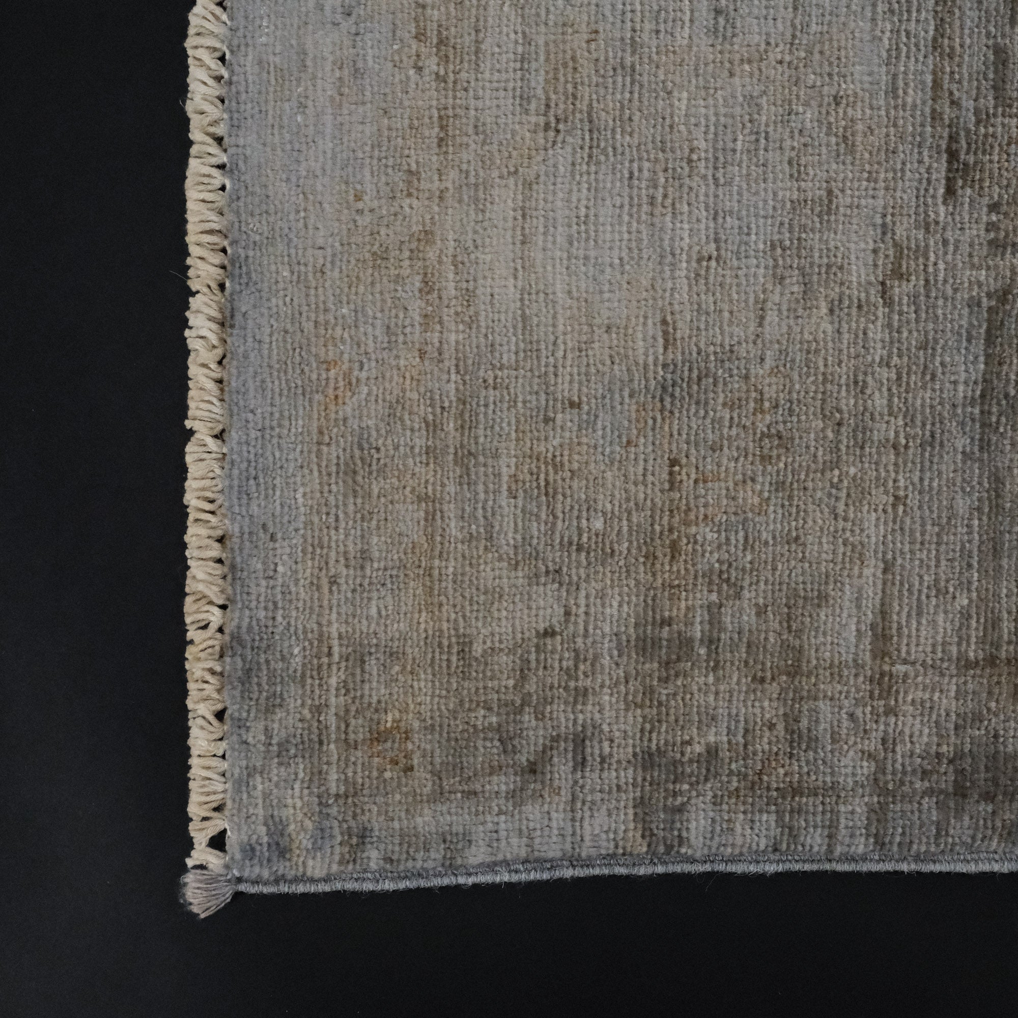 Retro Series Hand-Woven Vintage Patterned Gray Carpet