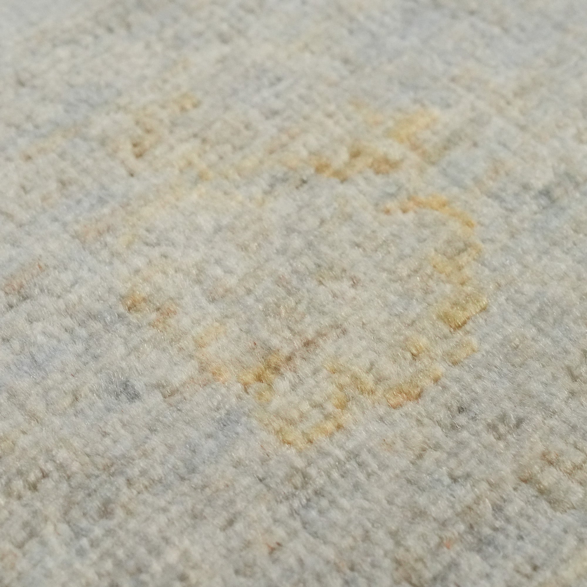 Retro Series Hand-Woven Vintage Patterned Gray Wool Carpet