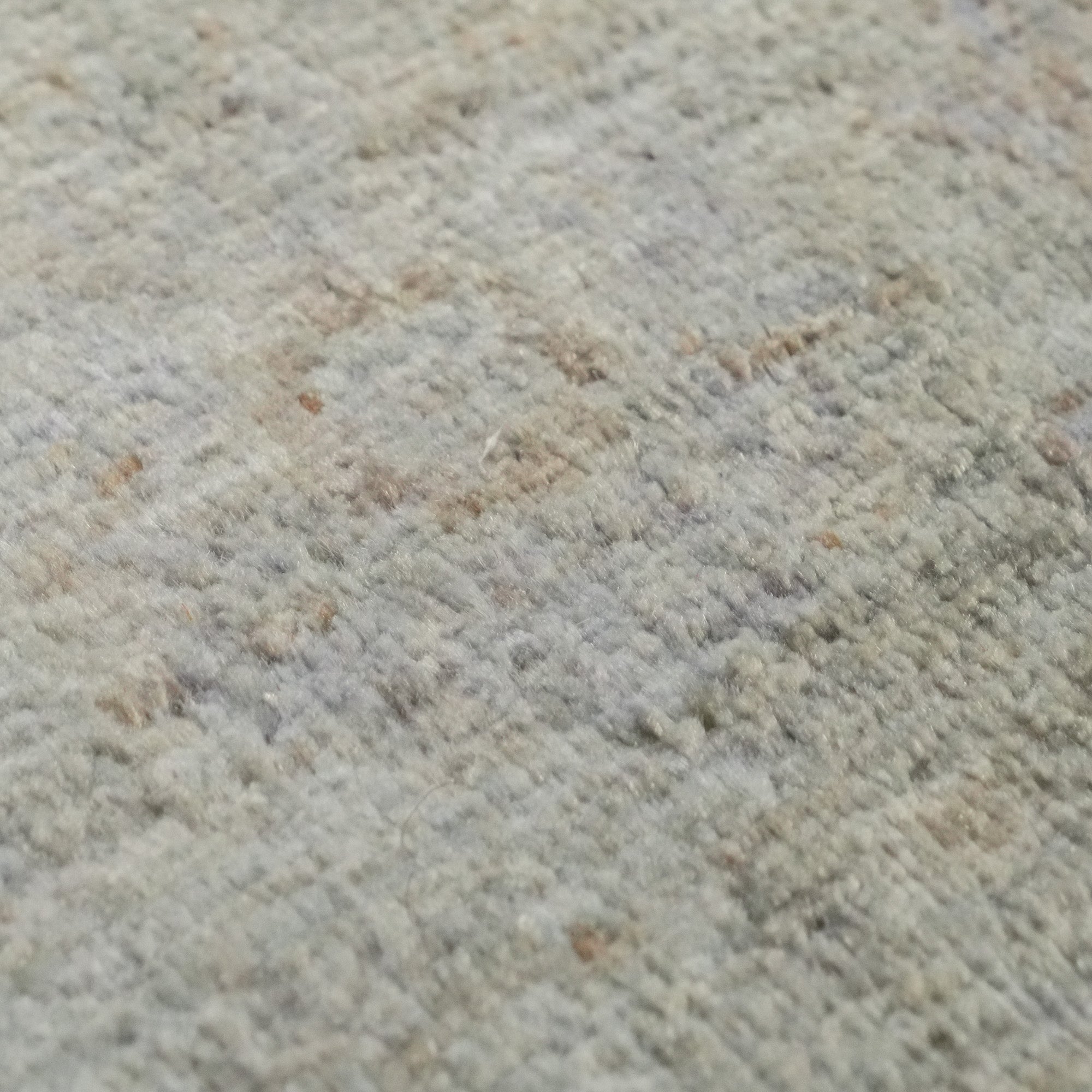 Retro Serisi El Dokuma Vintage Desenli Gri Yün Halı