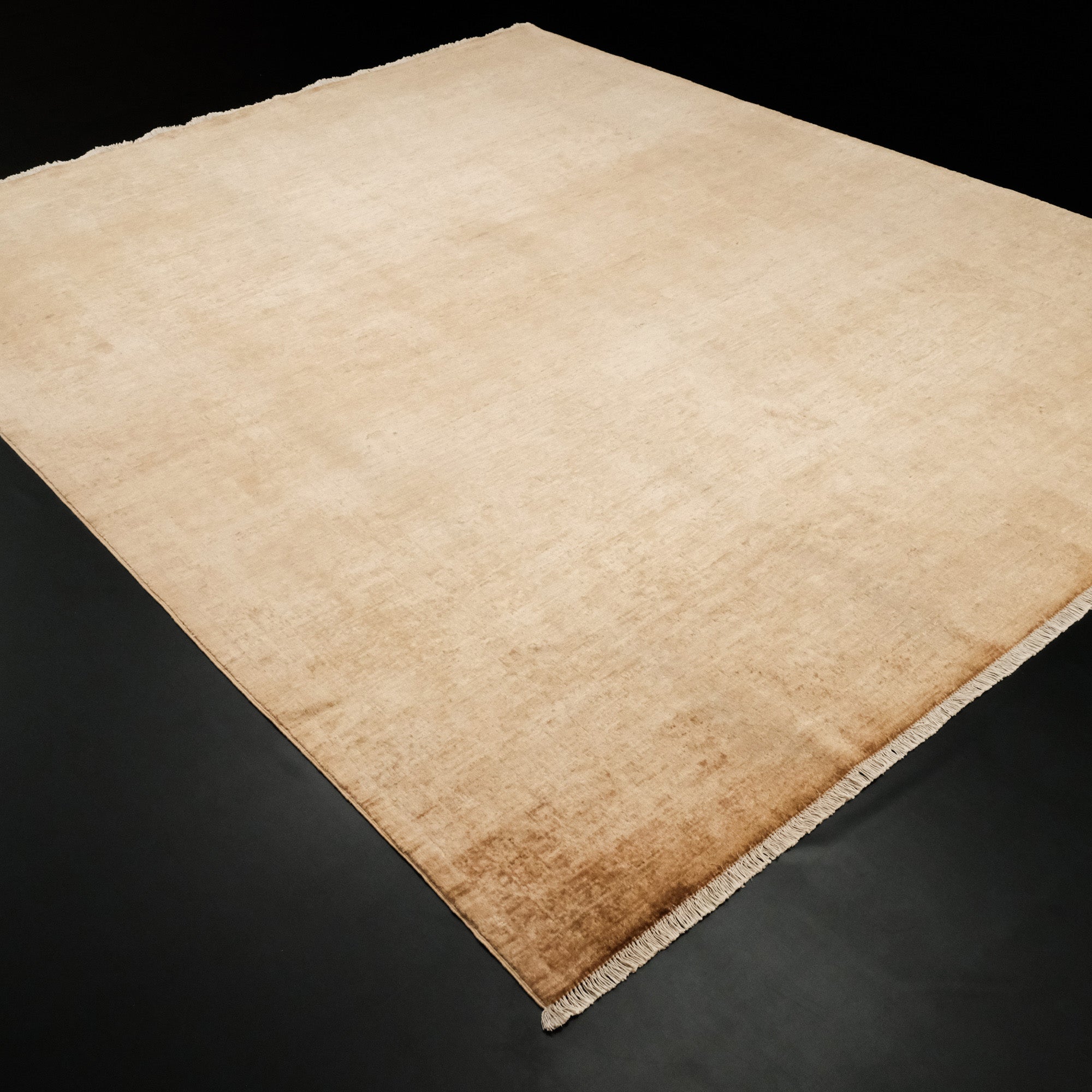 Retro Series Hand Woven Vintage Yellow Carpet