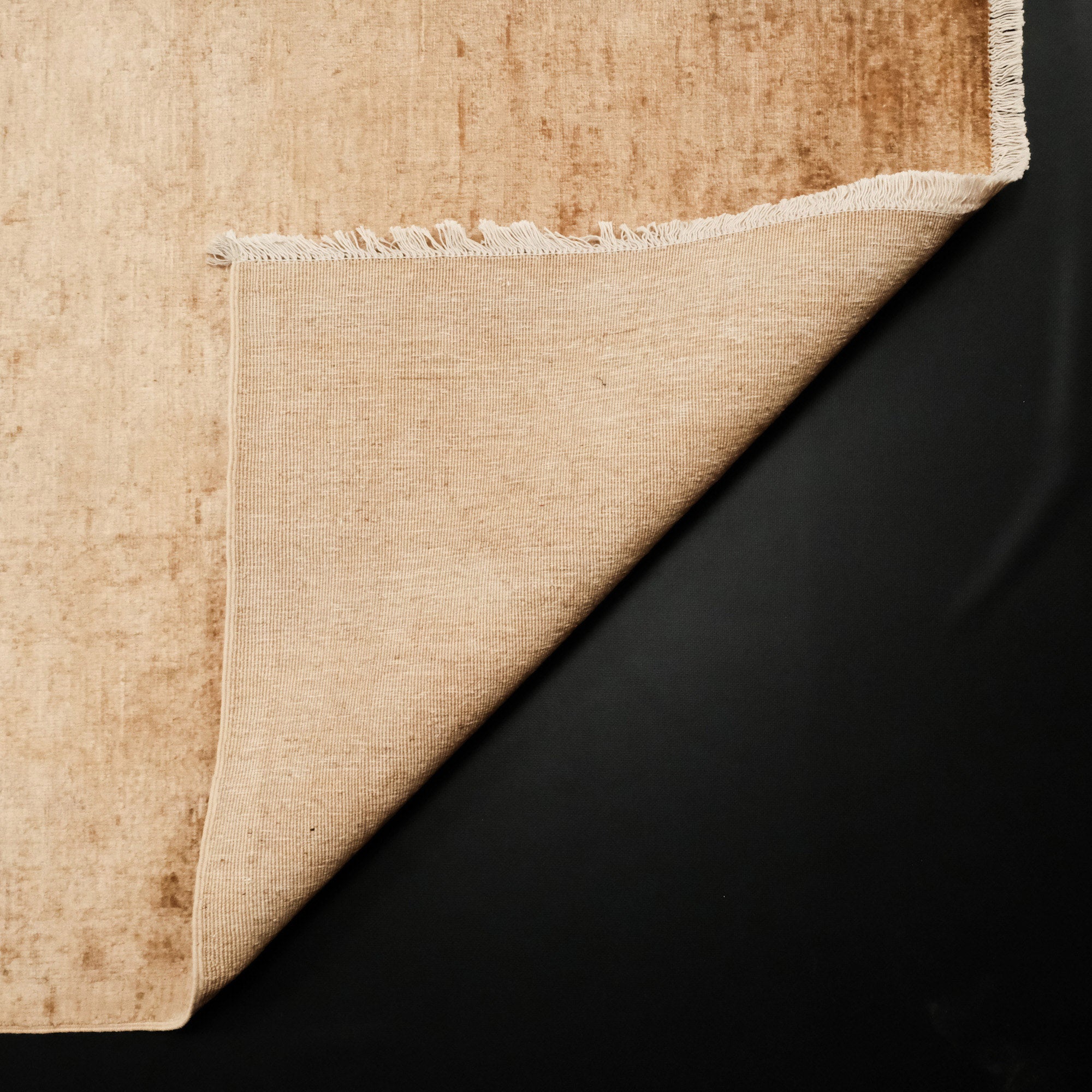 Retro Series Hand Woven Vintage Yellow Carpet