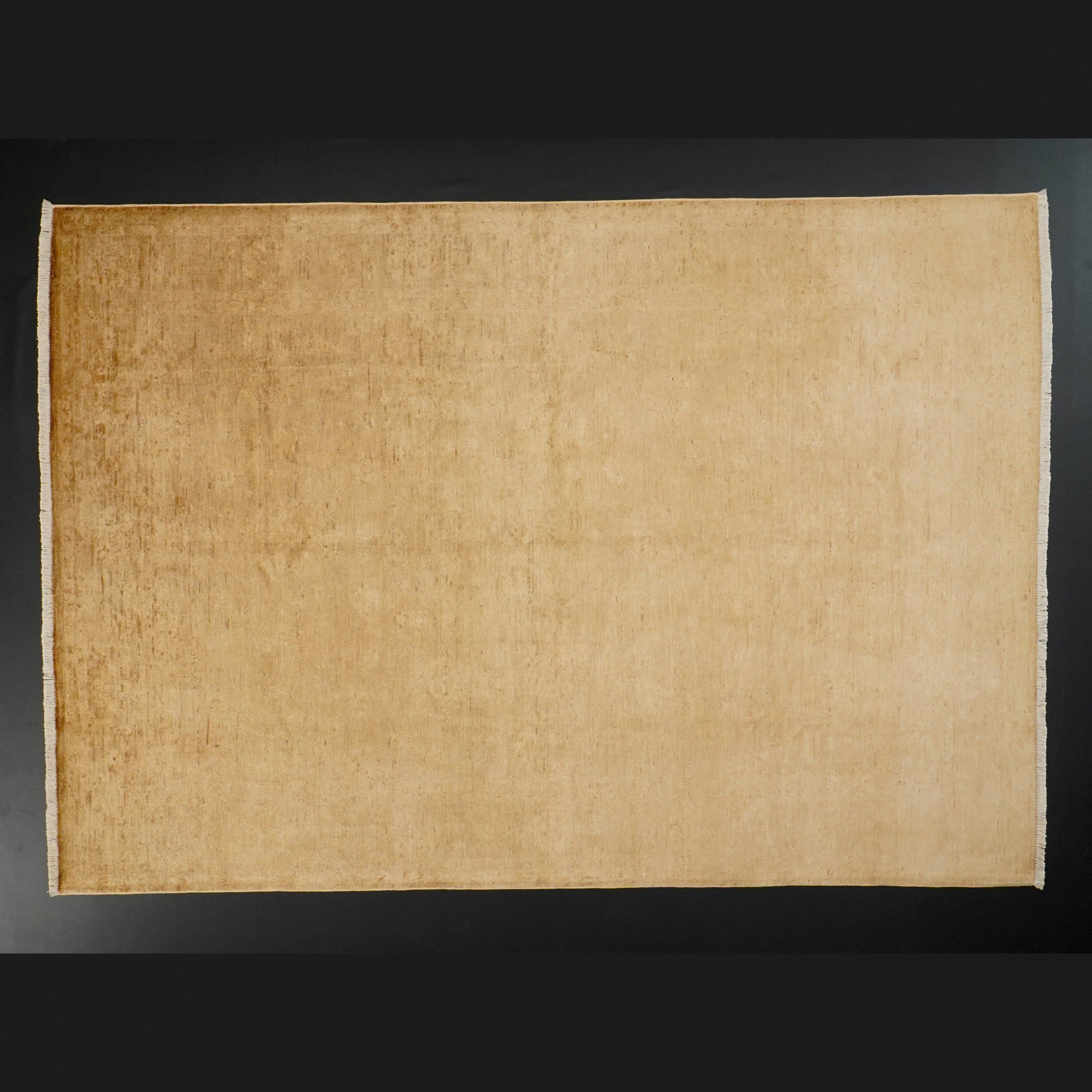 Retro Serisi Sarı Vintage El Dokuma Halı