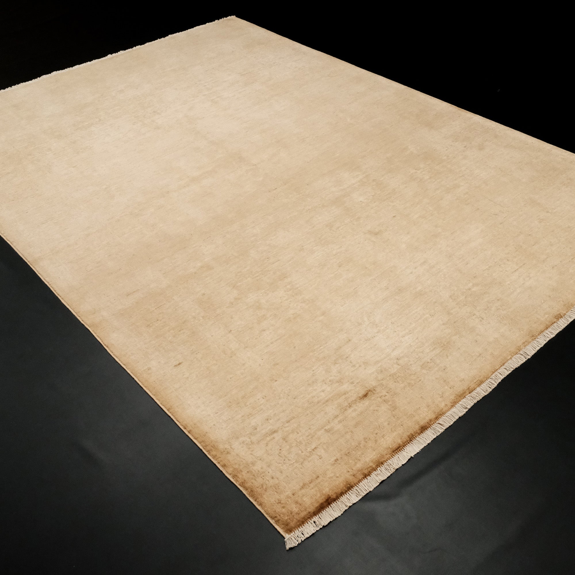 Retro Serisi Sarı Vintage El Dokuma Halı