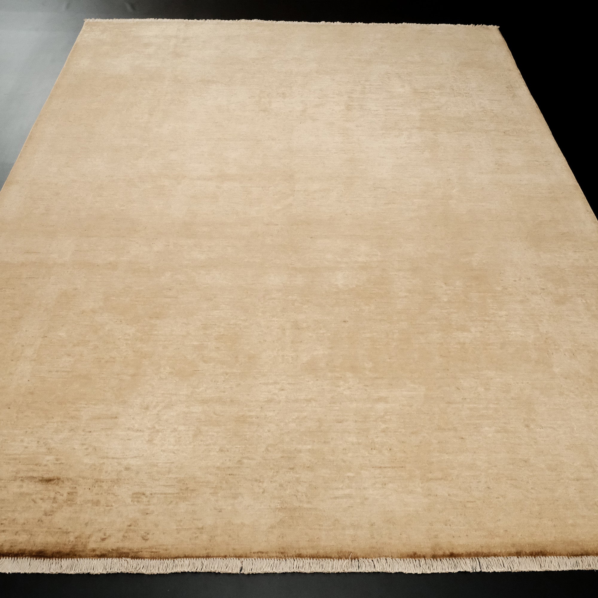 Retro Serisi Sarı Vintage El Dokuma Halı