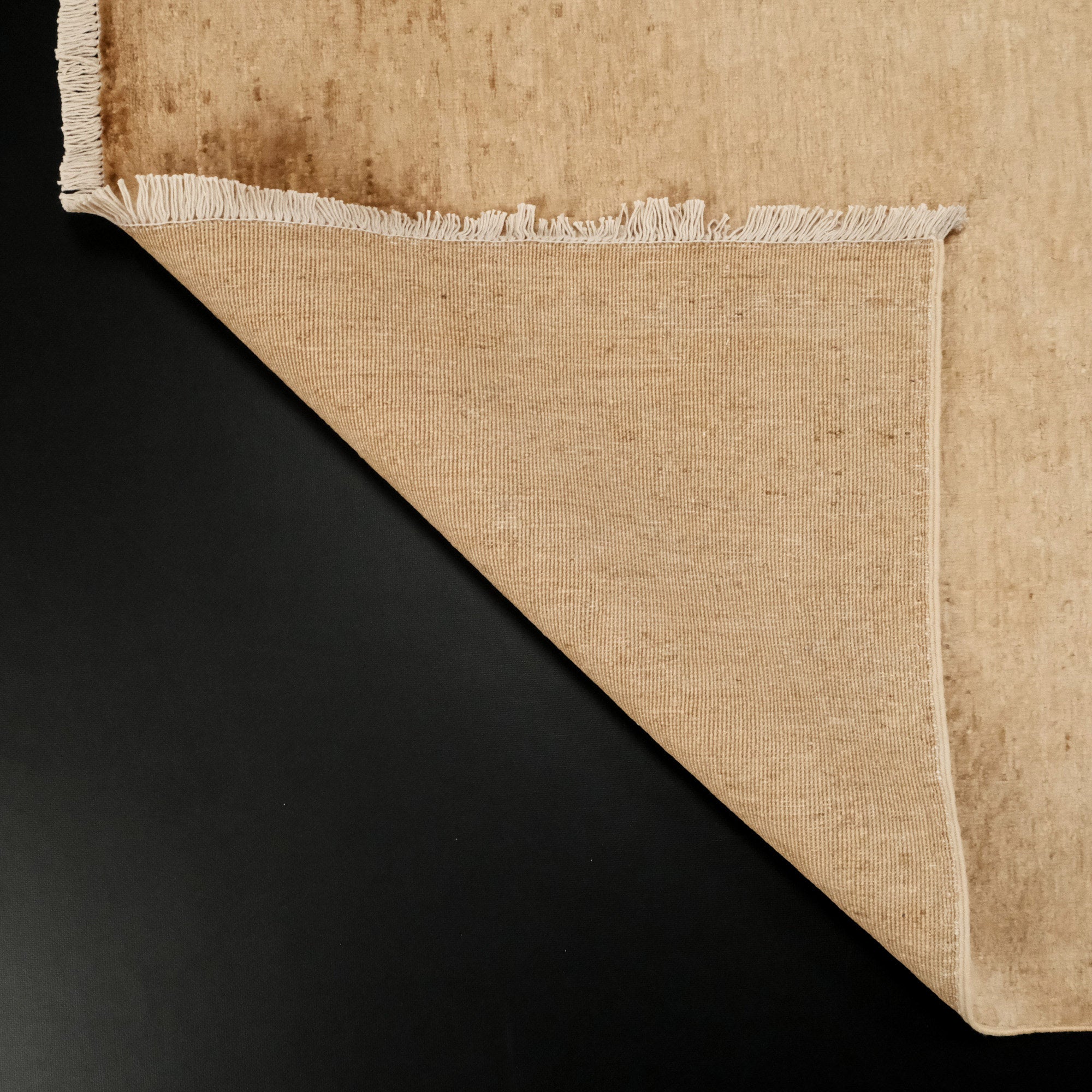 Retro Serisi Sarı Vintage El Dokuma Halı