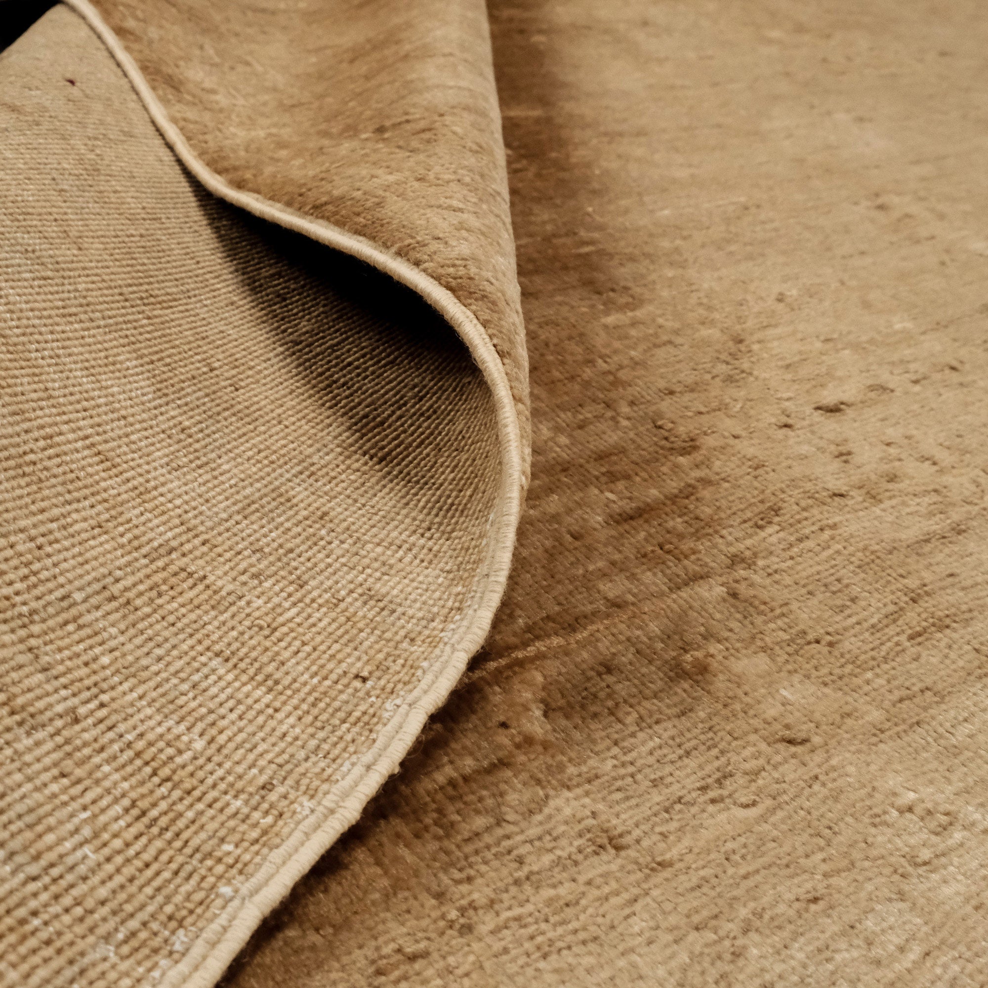 Retro Serisi Sarı Vintage El Dokuma Halı