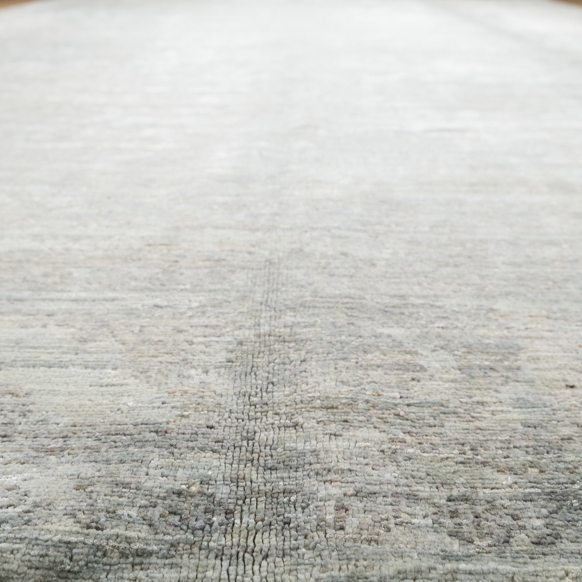 Retro Serisi Vintage Desenli El Dokuma Yeşil Halı