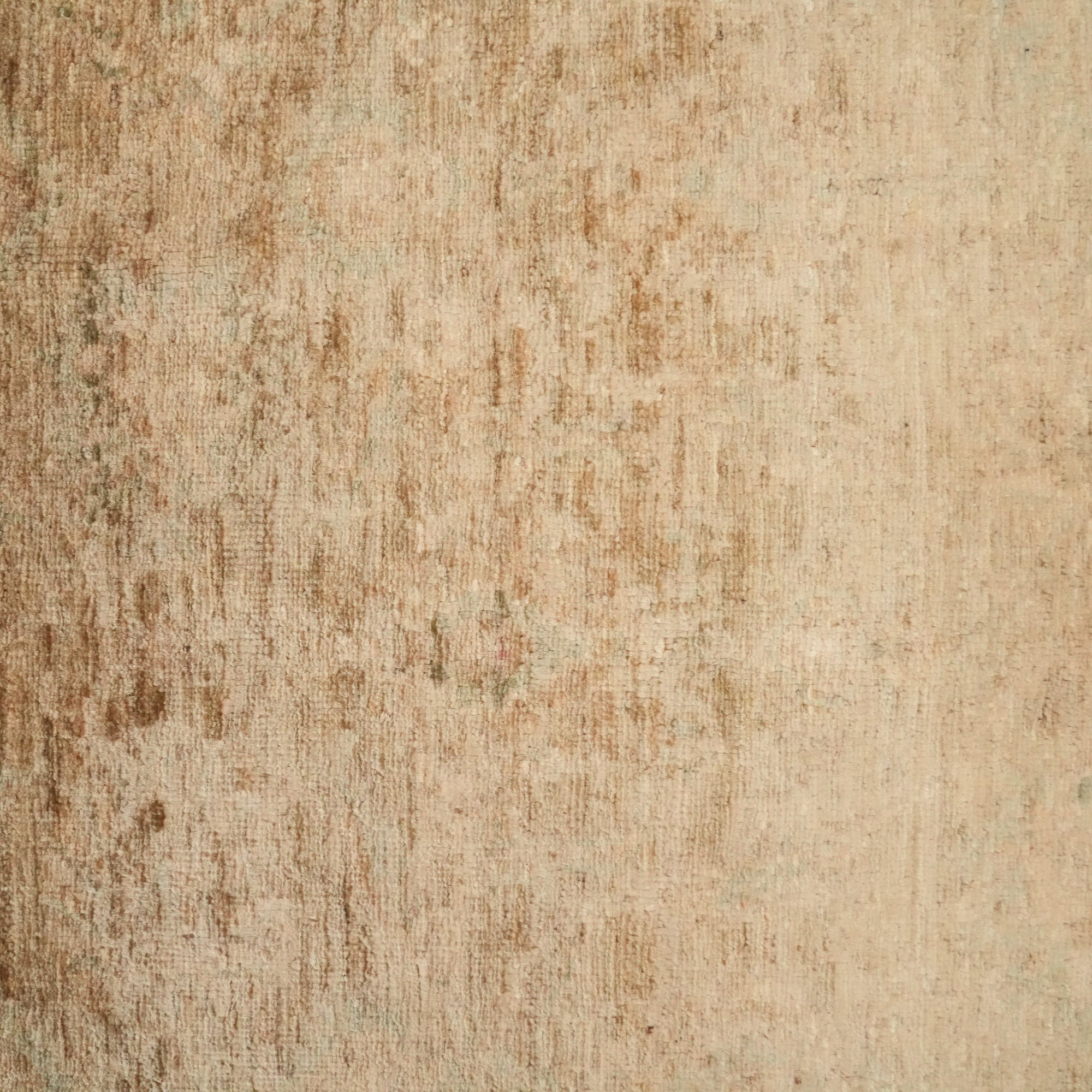 Retro Series Hand Woven Vintage Patterned Gold Wool Carpet