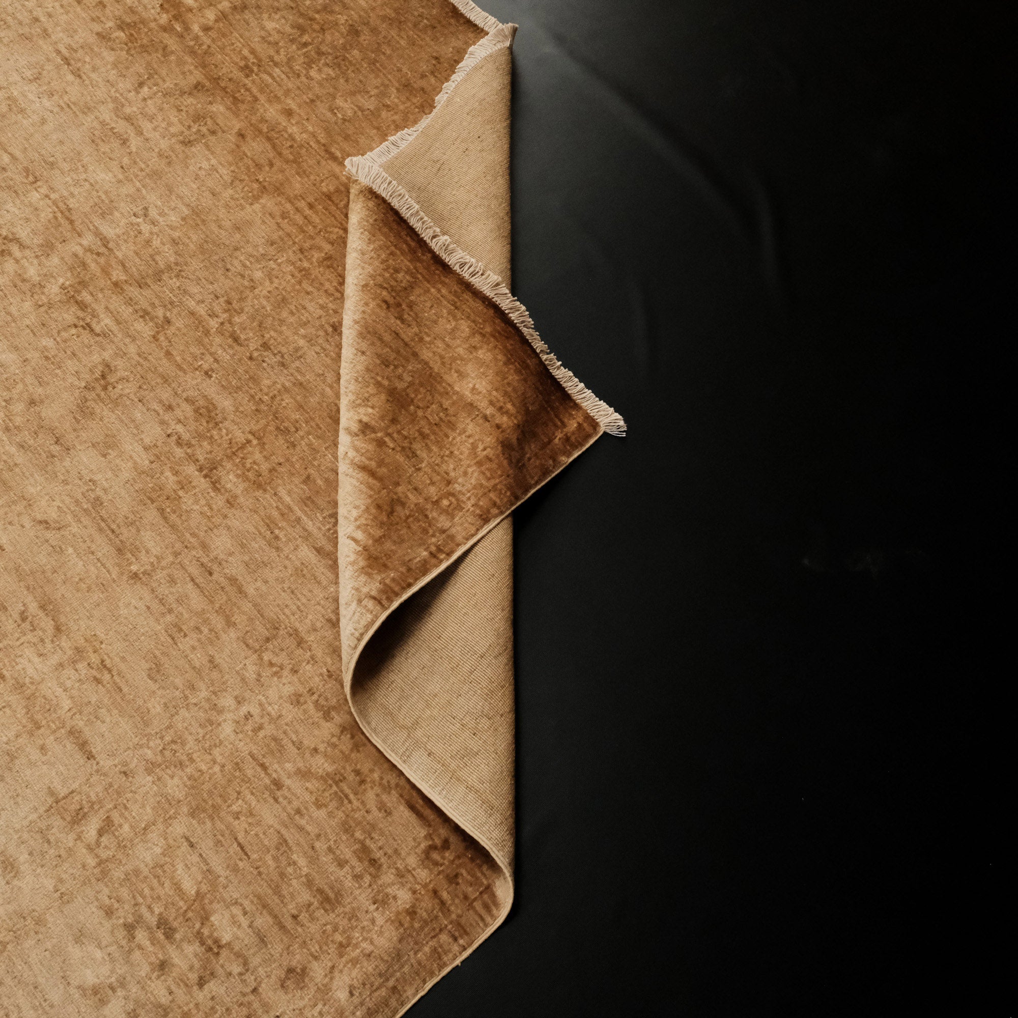 Retro Serisi Vintage Desenli El Dokuma Sarı Halı