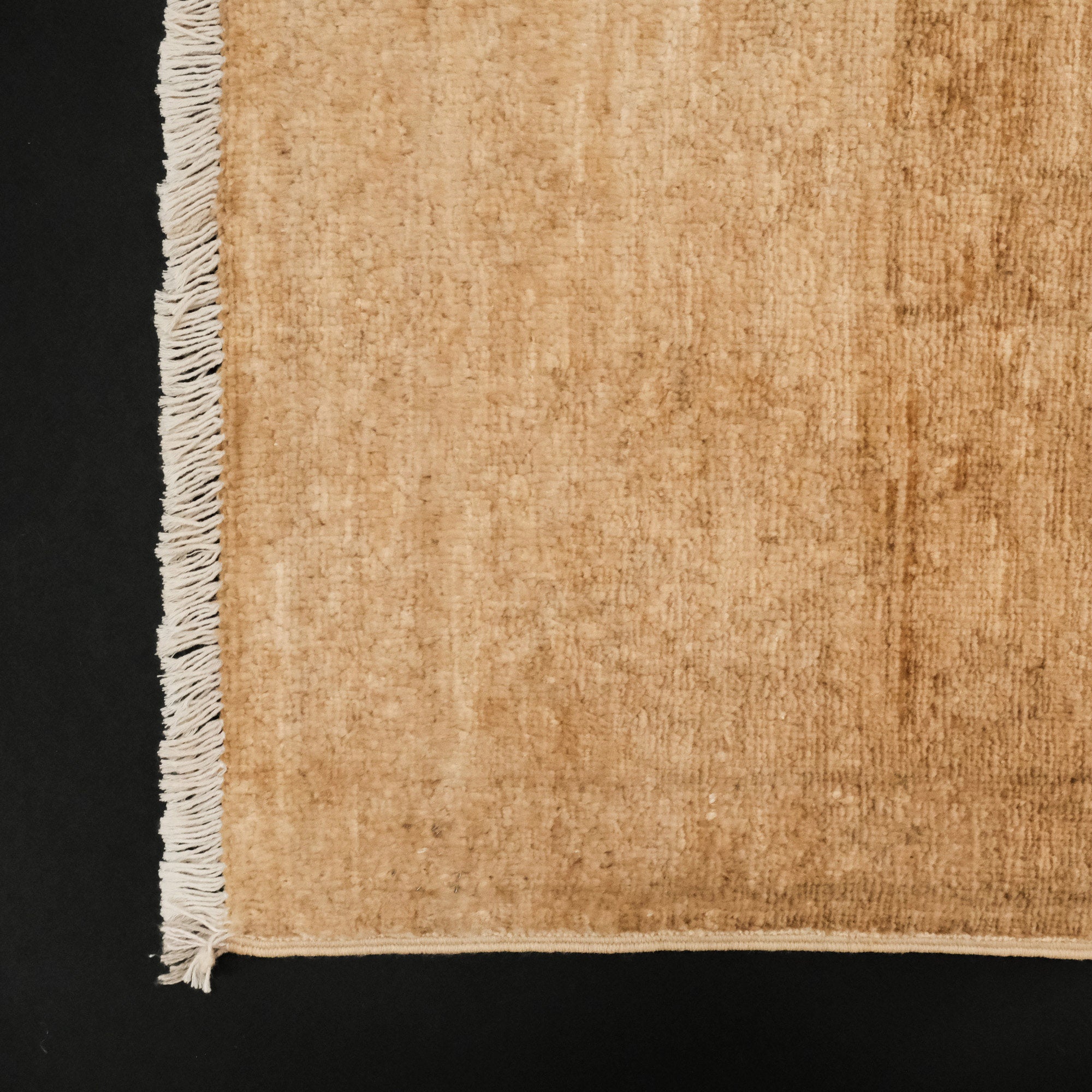 Retro Series Vintage Hand Woven Yellow Carpet