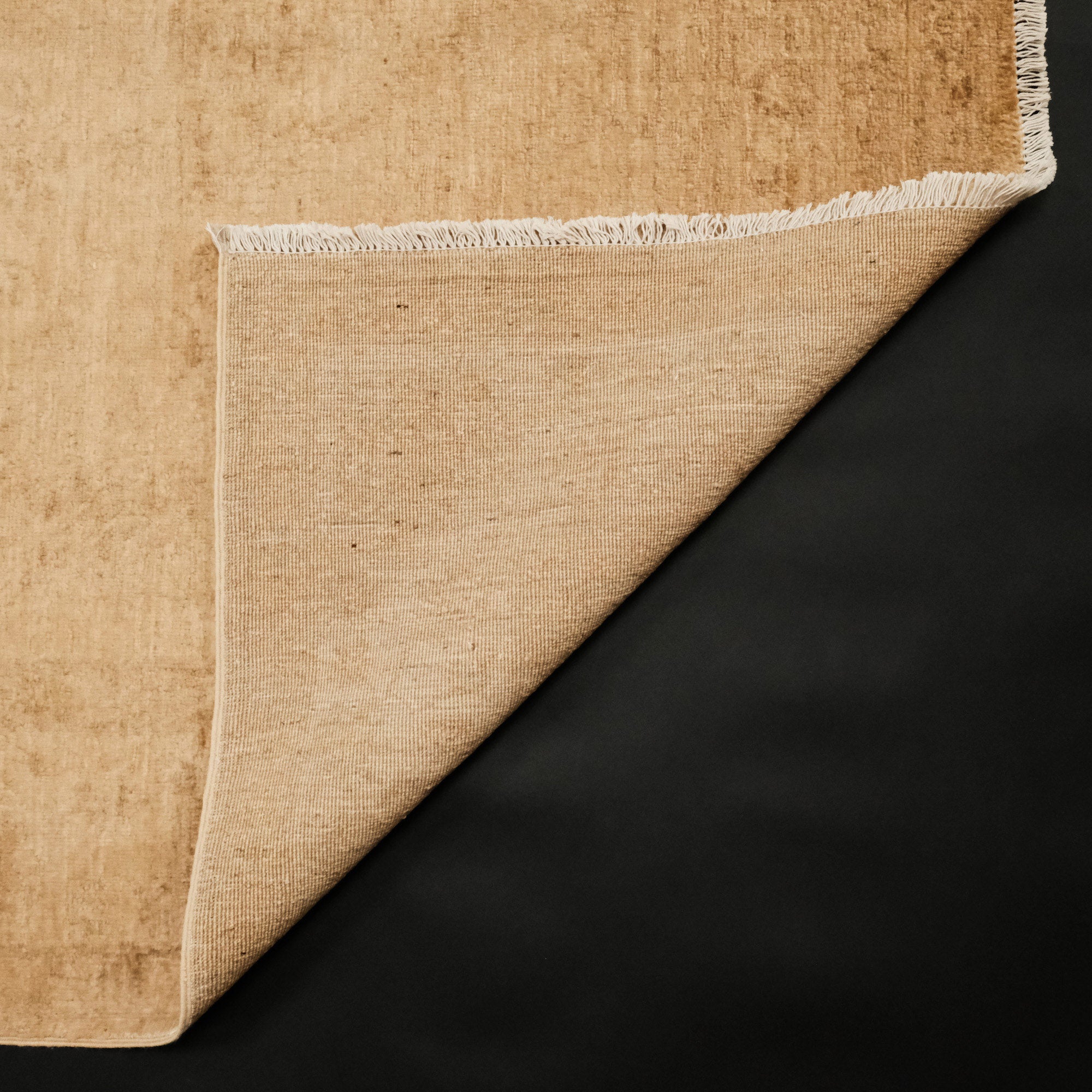 Retro Series Vintage Hand Woven Yellow Carpet