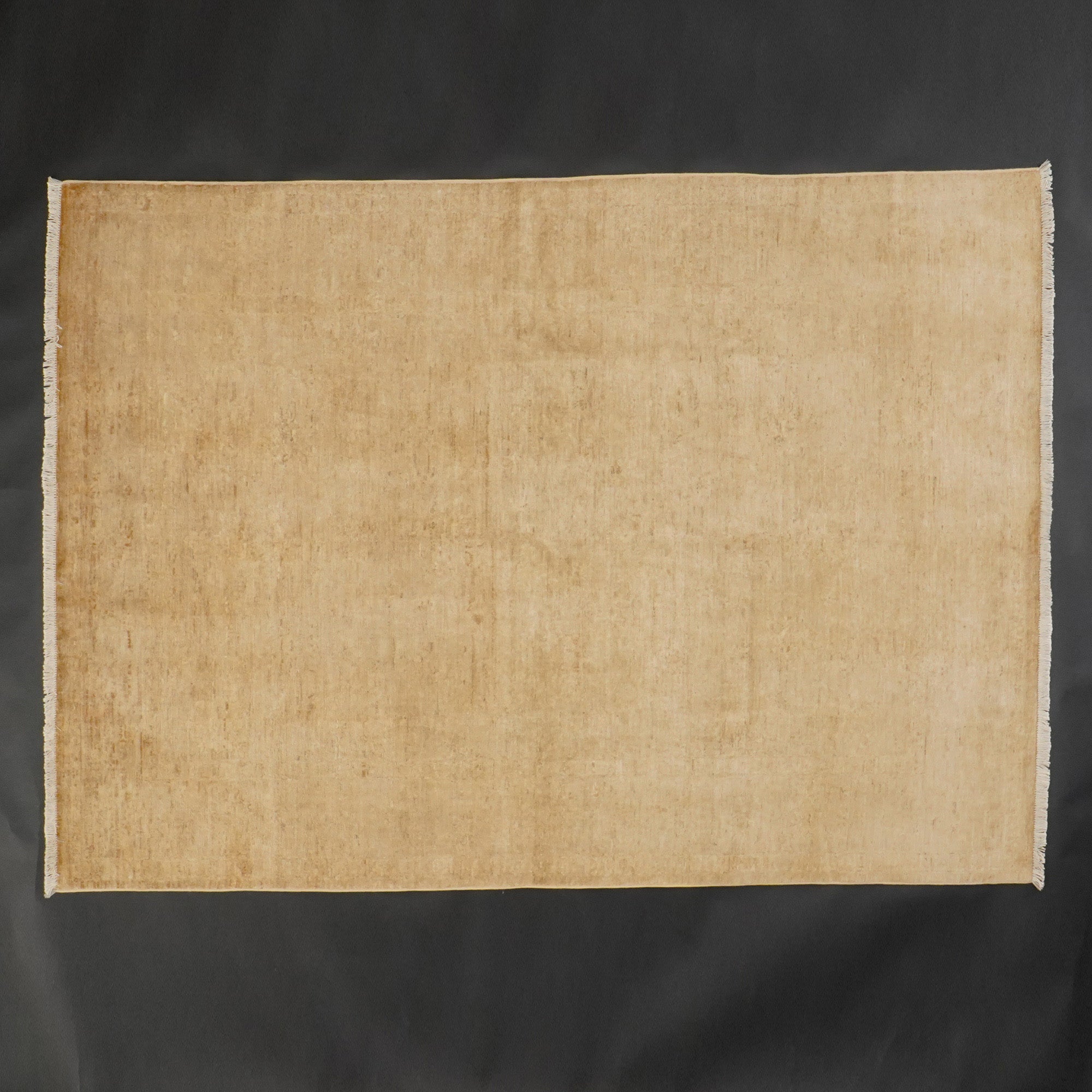 Retro Serisi Vintage El Dokuma Sarı Salon Ofis Halı