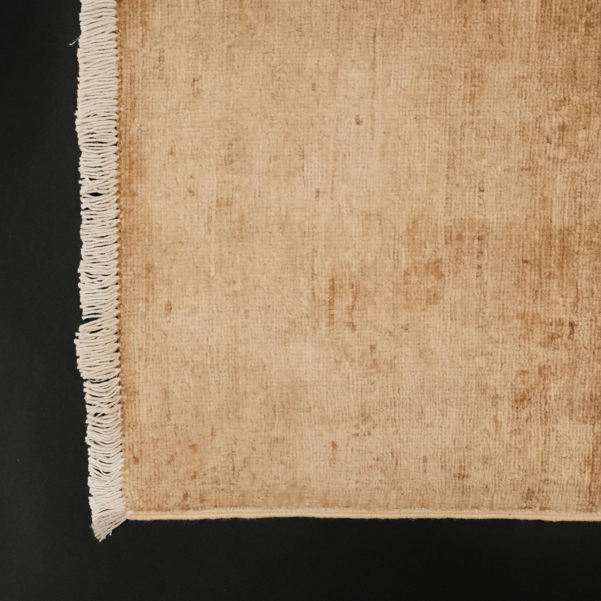 Retro Serisi Vintage El Dokuma Sarı Salon Ofis Halı