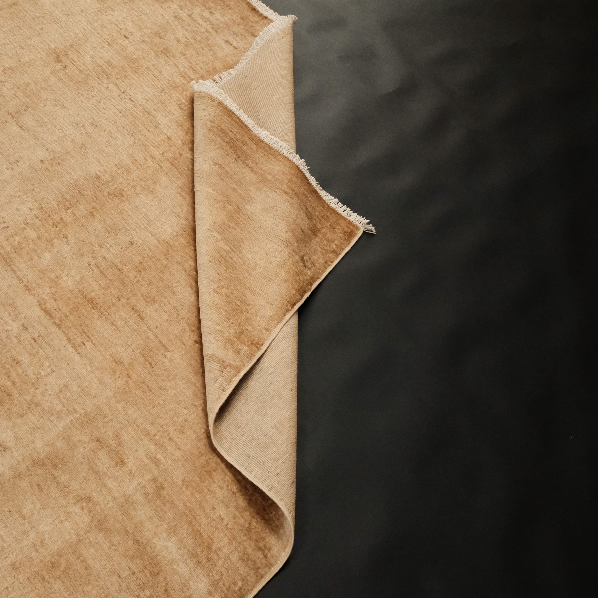 Retro Serisi Vintage El Dokuma Sarı Salon Ofis Halı