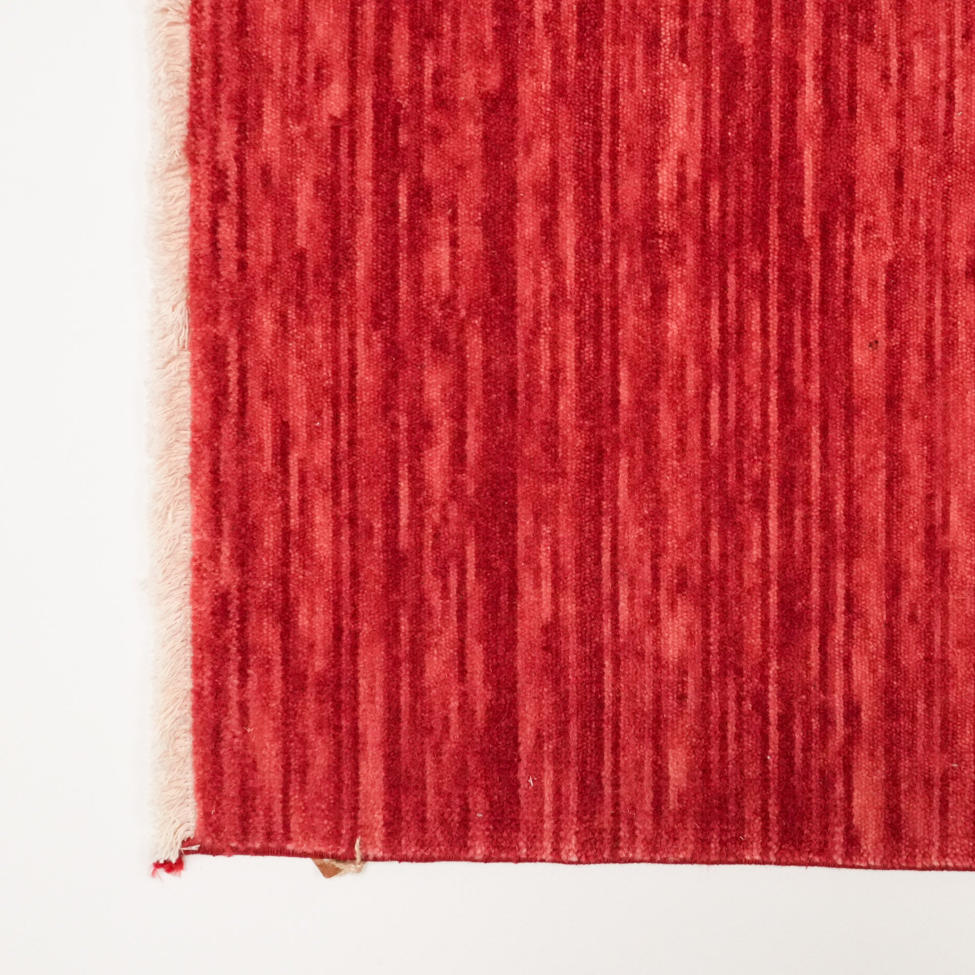 Plain Patterned Red Wool Carpet