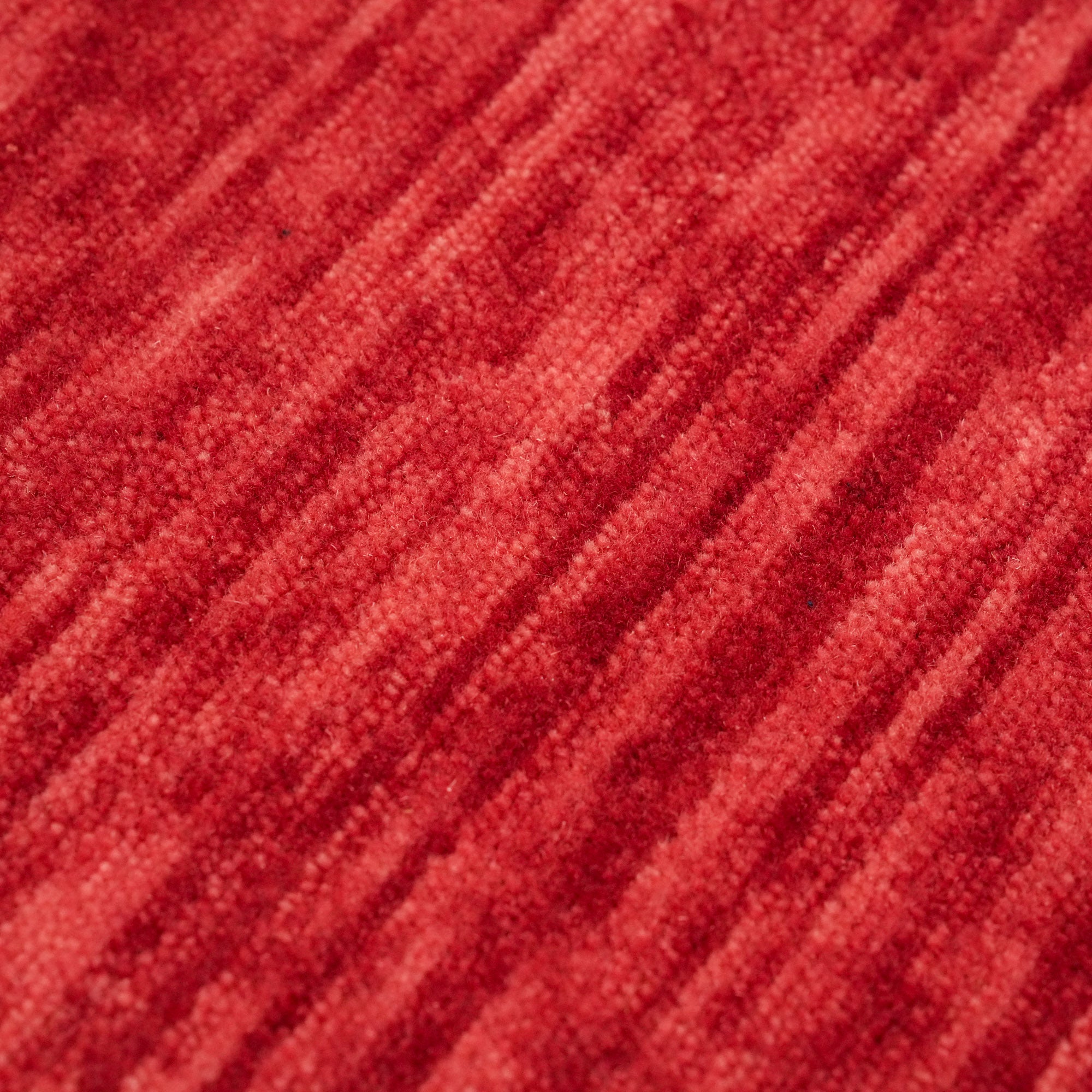 Plain Patterned Red Wool Carpet