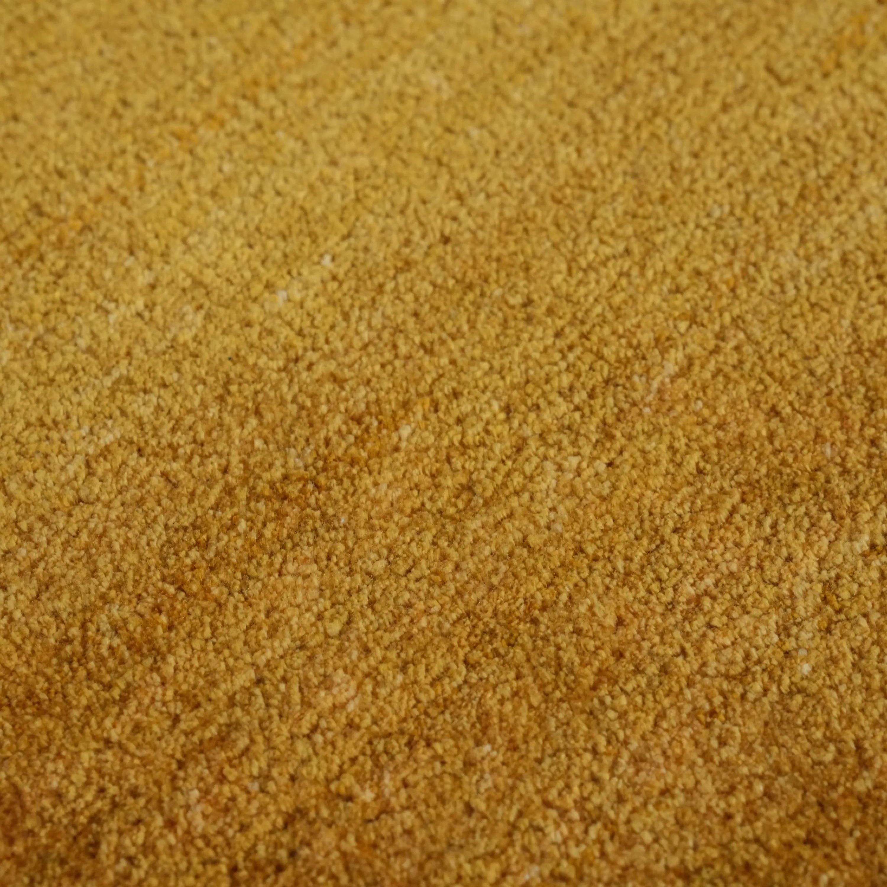 Simple Patterned Yellow Viscose Rug