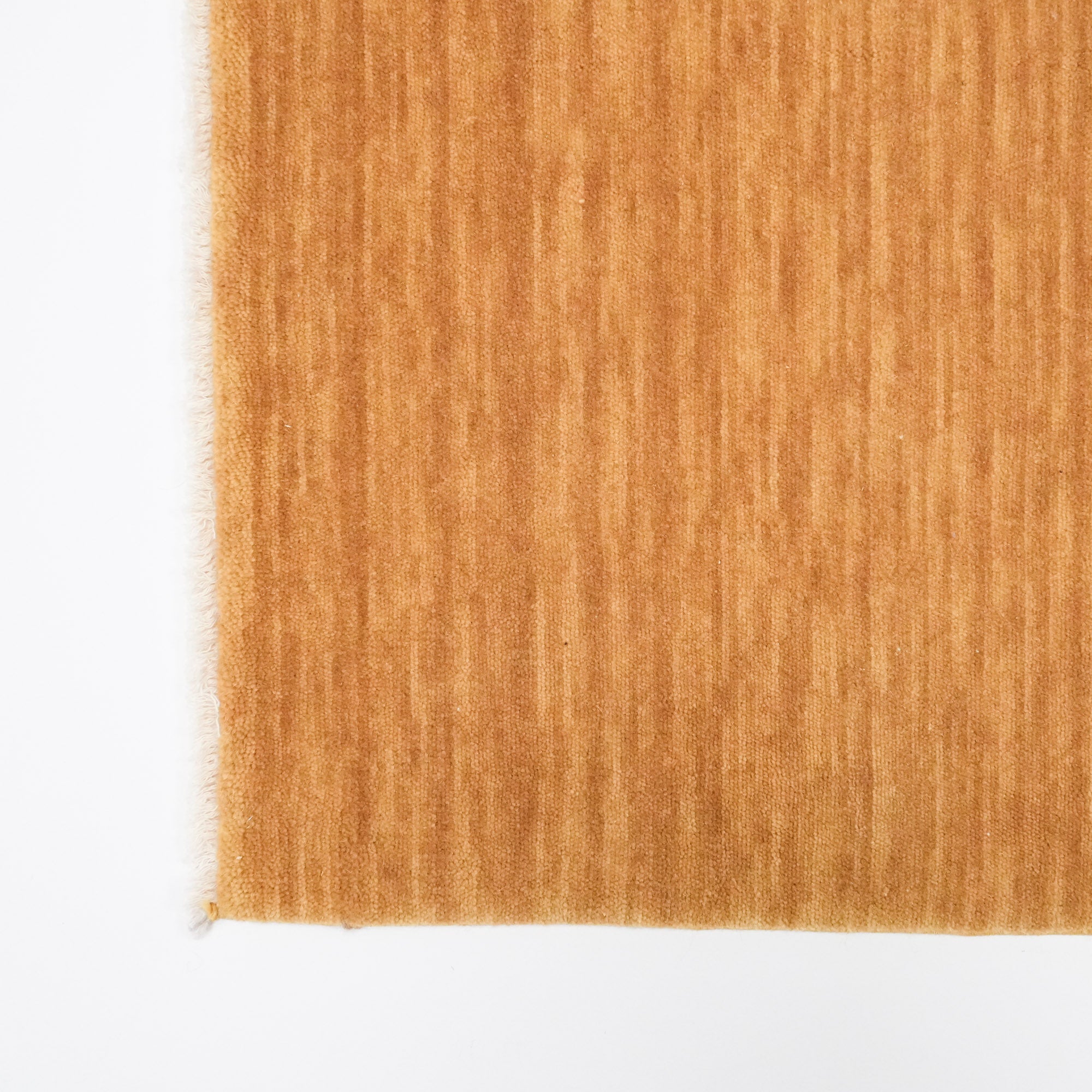 Plain Patterned Yellow Wool Carpet