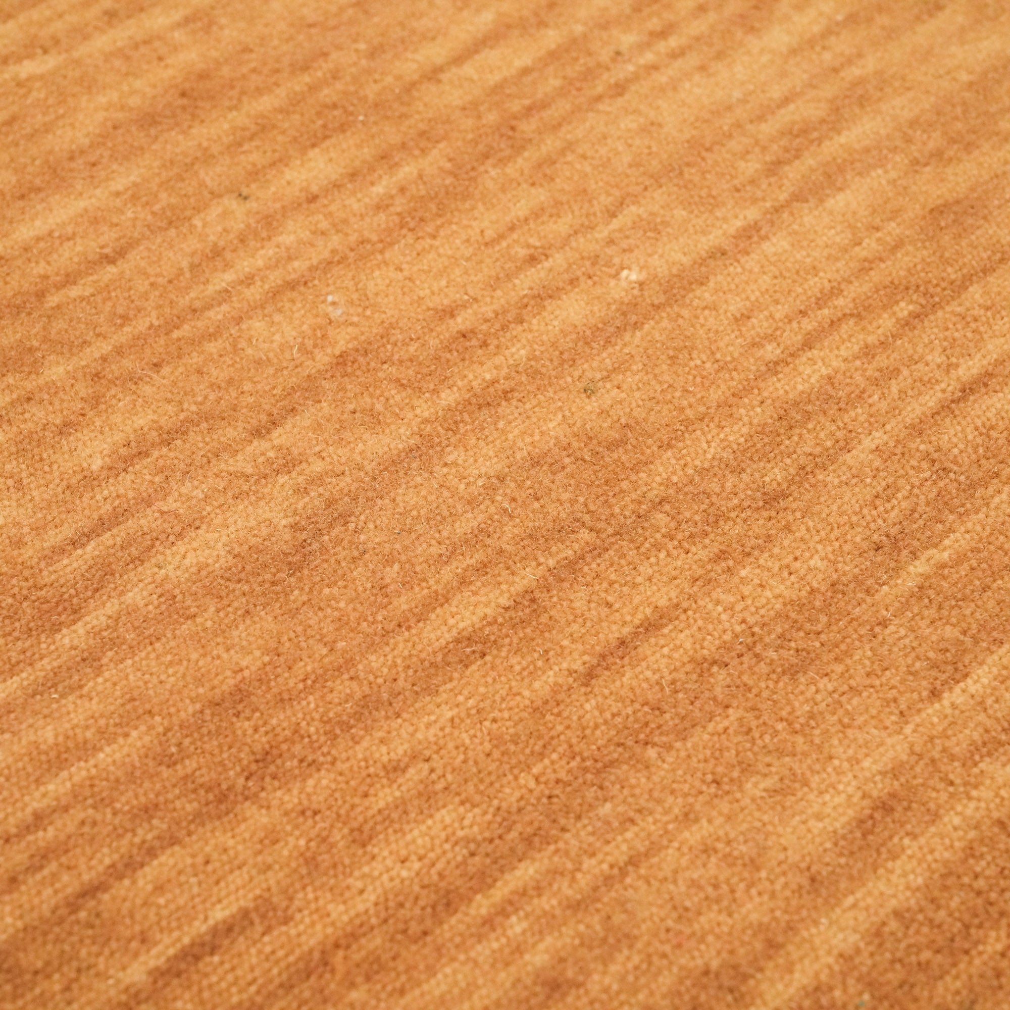 Plain Patterned Yellow Wool Carpet