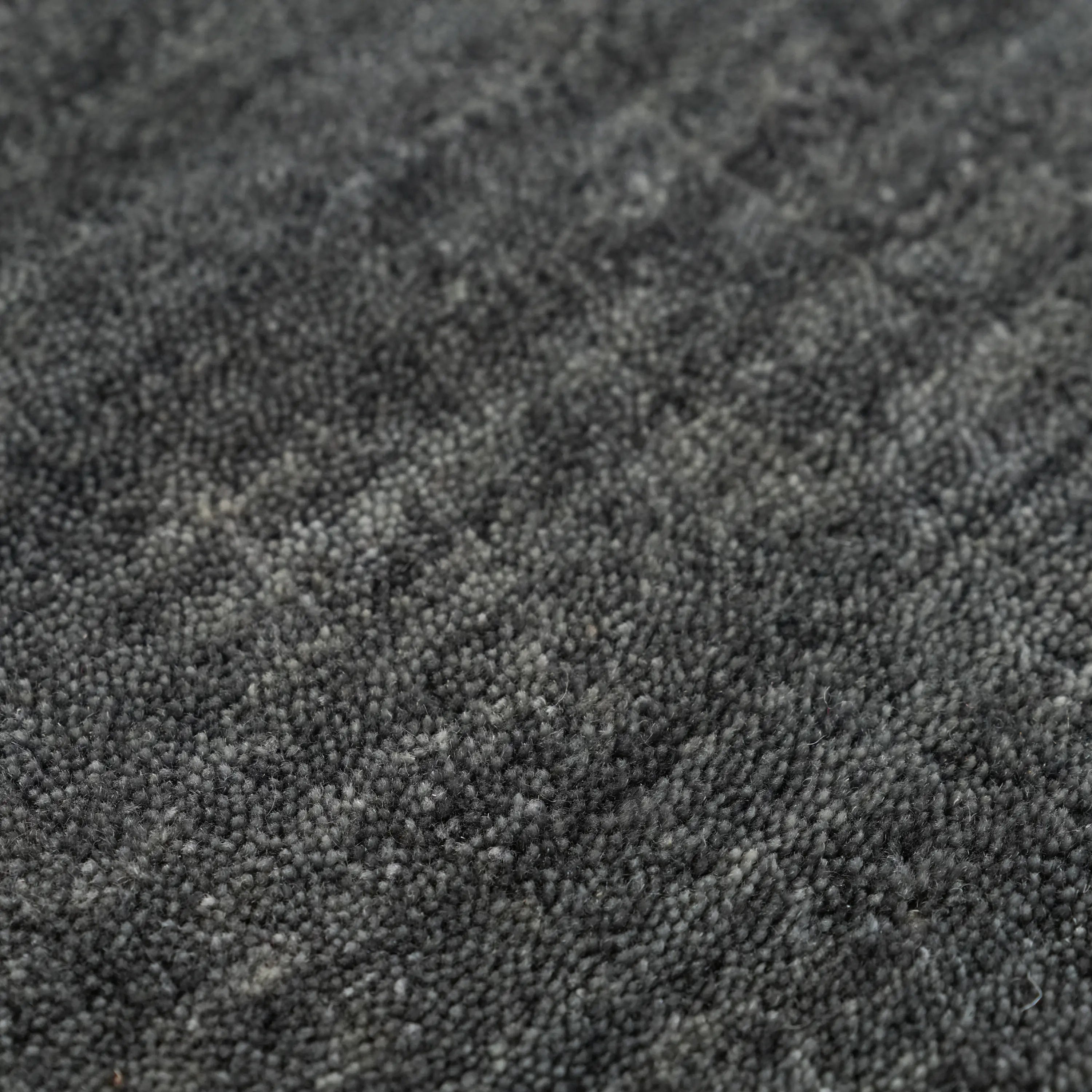 Simple Patterned Yellow-Grey Wool Loom Woven Rug