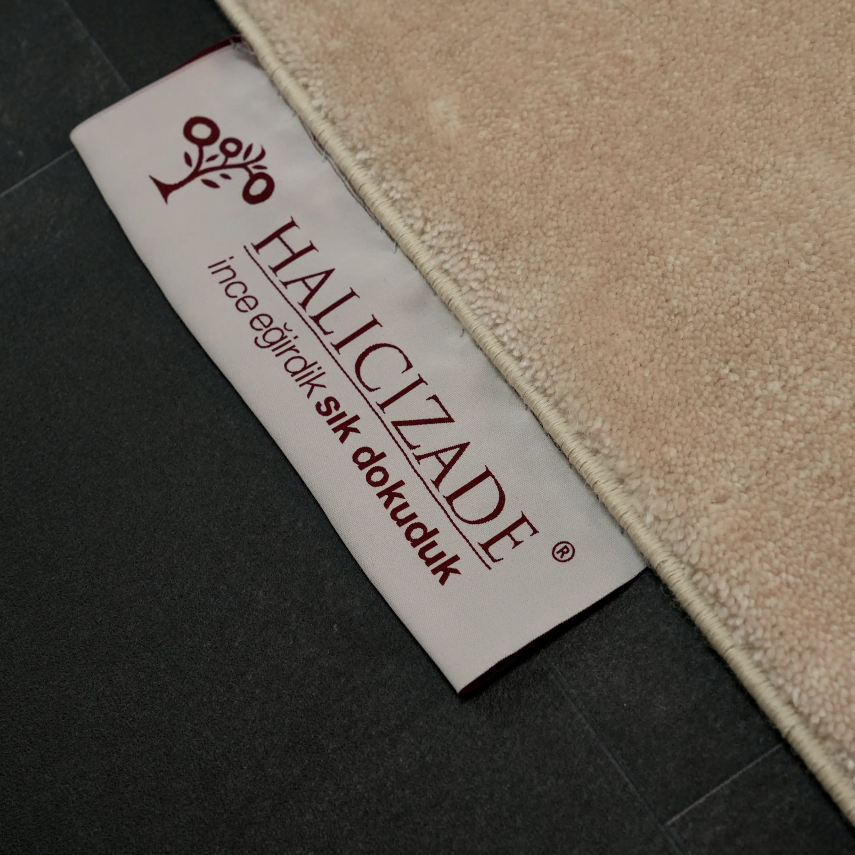 Plain Patterned Tencel White Loom Woven Prayer Rug Rug