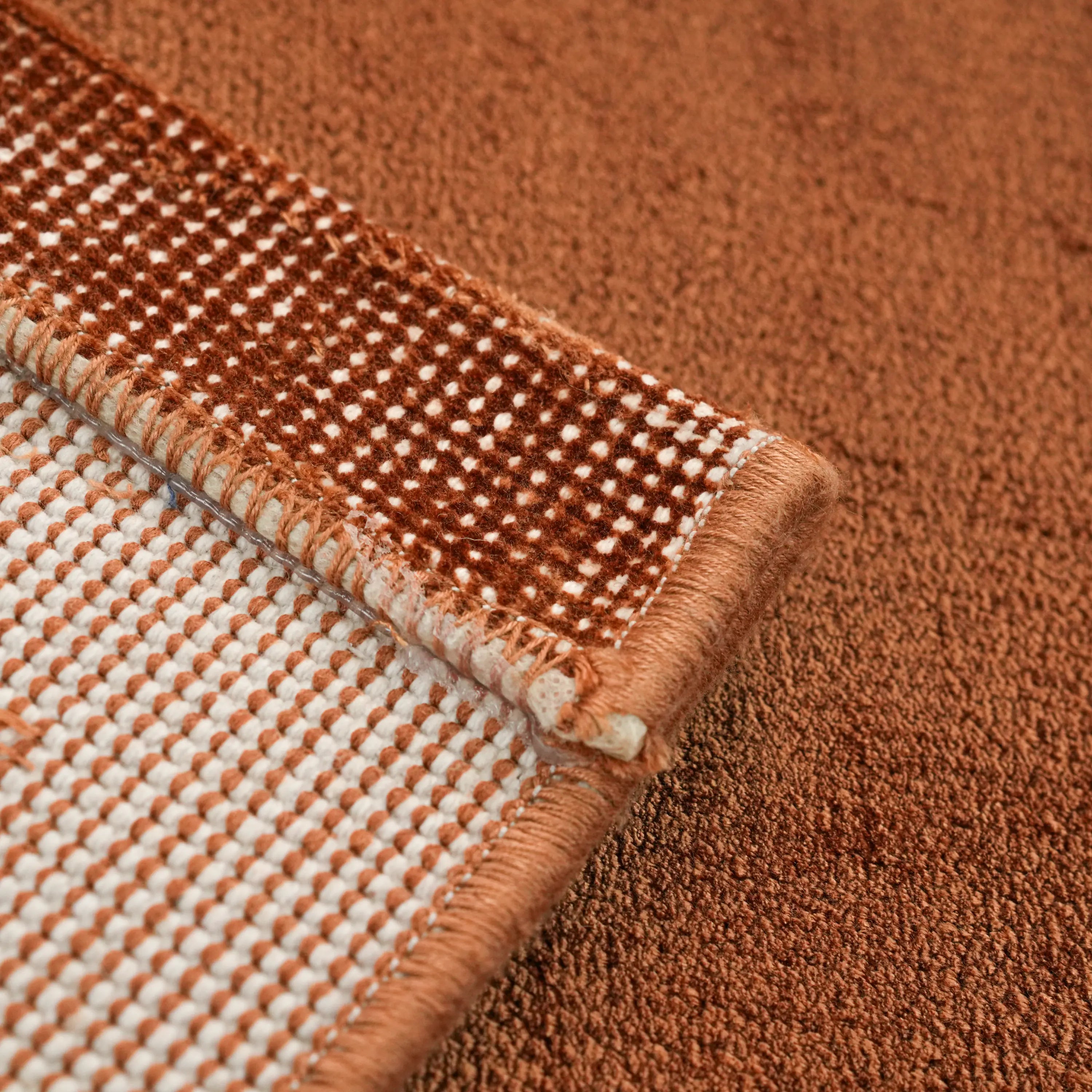 Plain Patterned Terra Viscose Rug